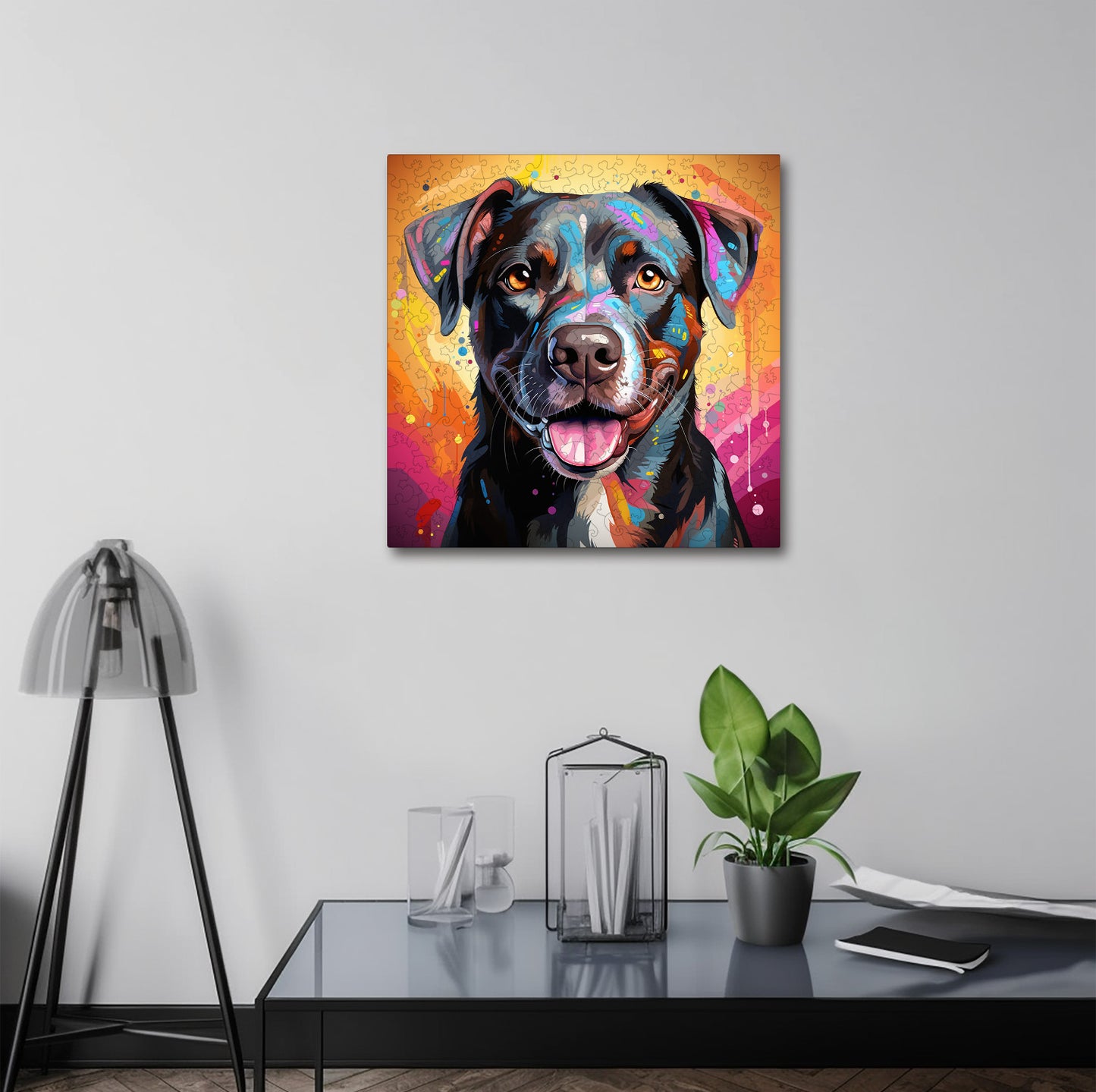 Puzzle cu Animale - Caini - American Staffordshire Terrier 2 - 200 piese - 30 x 30 cm