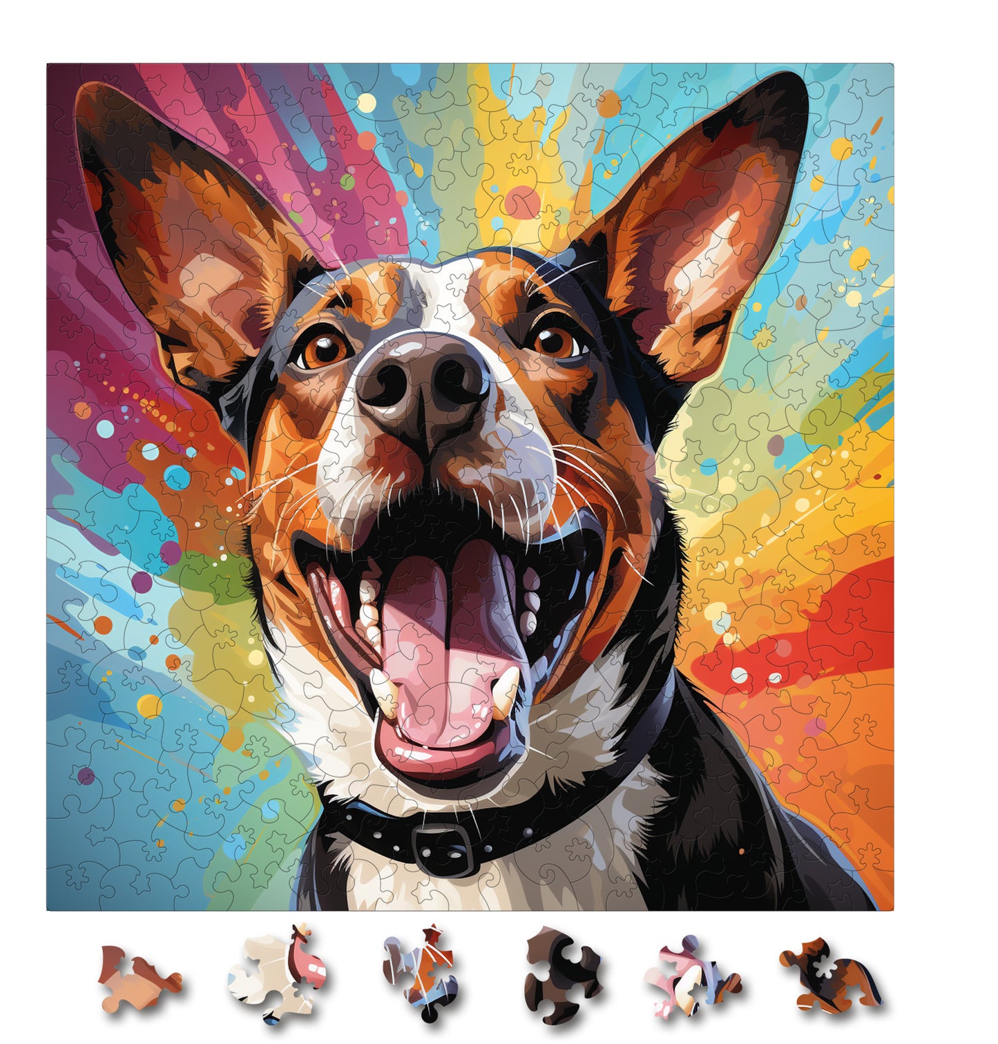 Puzzle cu Animale - Caini - Basenji 2 - 200 piese - 30 x 30 cm