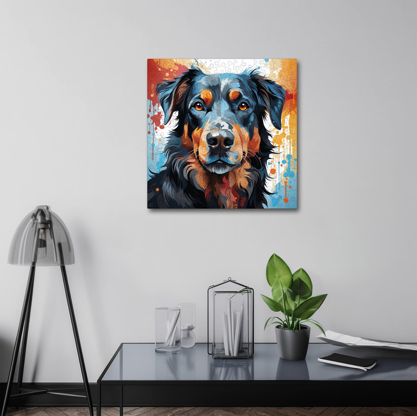 Puzzle cu Animale - Caini - Beauceron 4 - 200 piese - 30 x 30 cm