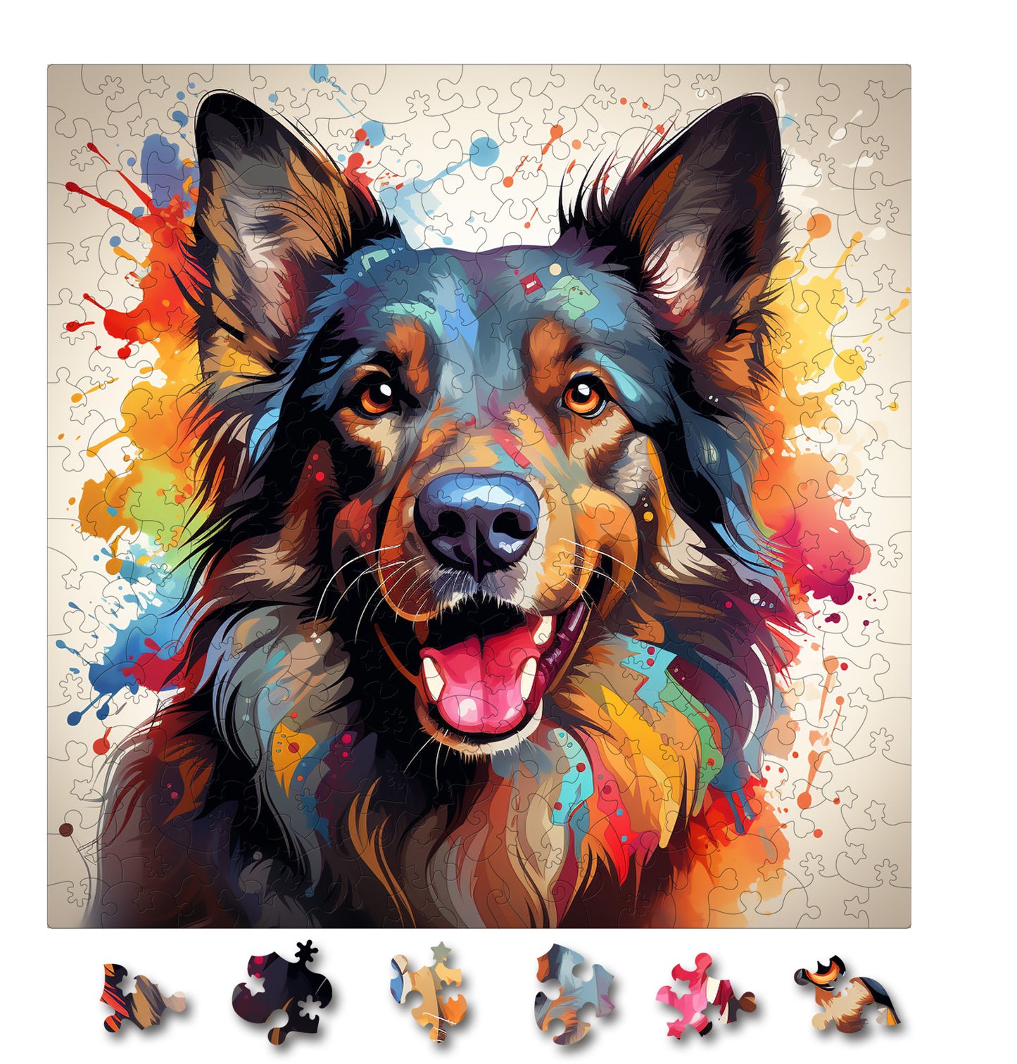 Puzzle cu Caini - Belgian Sheepdog 2
