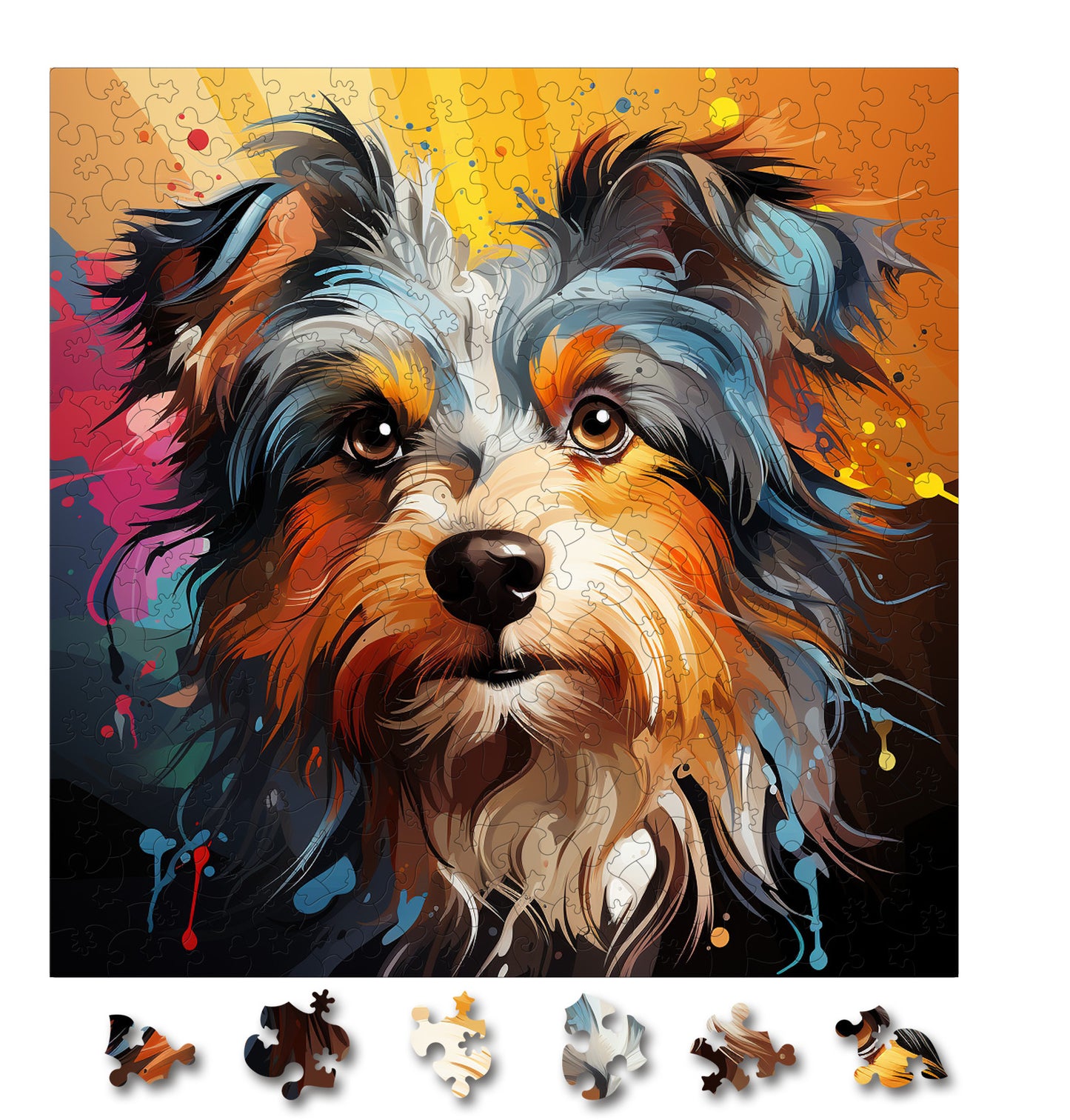 Puzzle cu Caini - Biewer Terrier 1