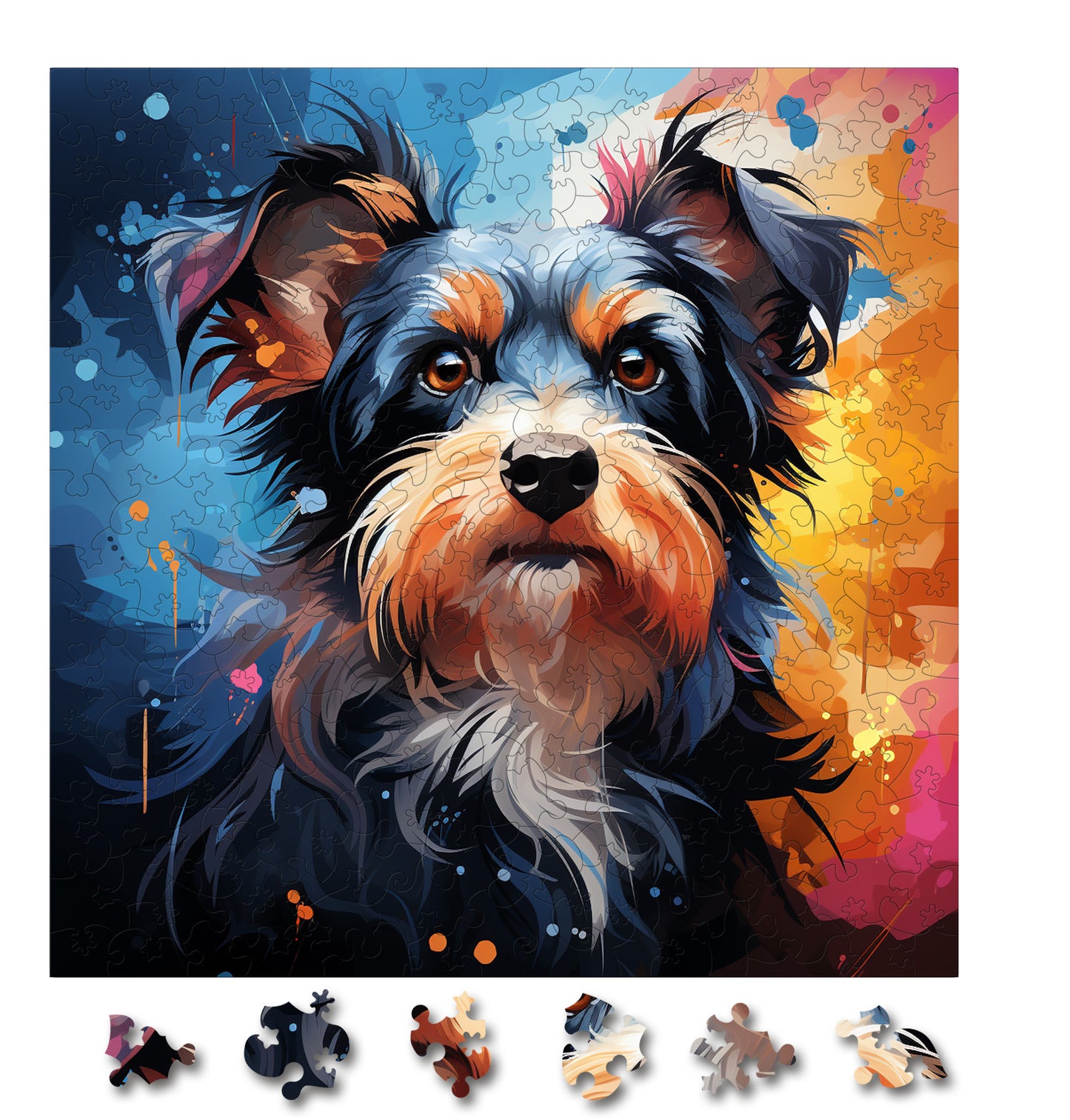 Puzzle cu Caini - Biewer Terrier 4