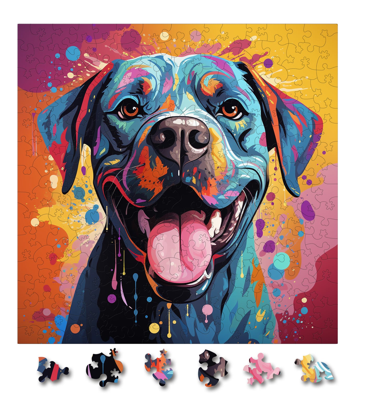Puzzle cu Animale - Caini - Boerboel 3 - 200 piese - 30 x 30 cm