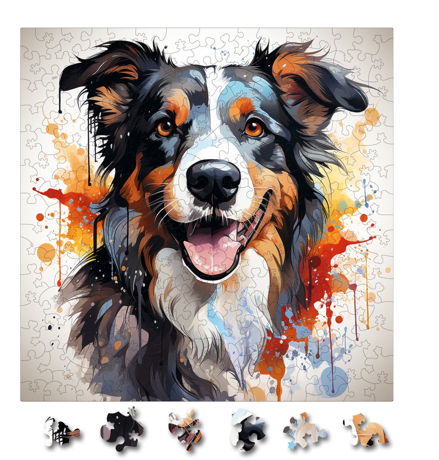 Puzzle cu Caini - Border Collie 2