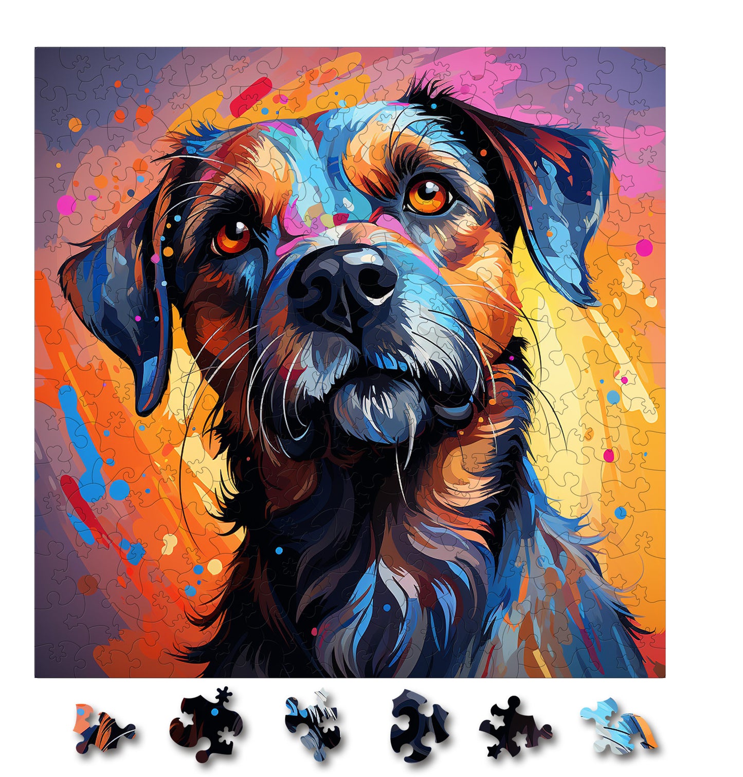 Puzzle cu Caini - Border Terrier 3