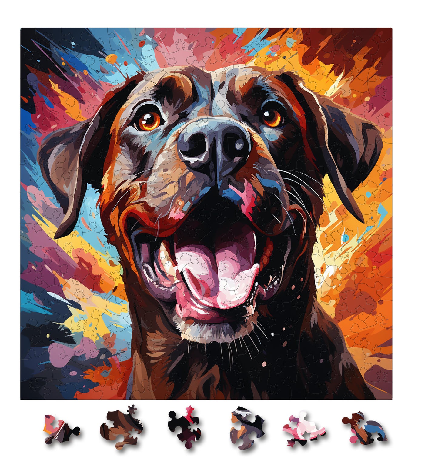 Puzzle cu Animale - Caini - Boxer 1 - 200 piese - 30 x 30 cm