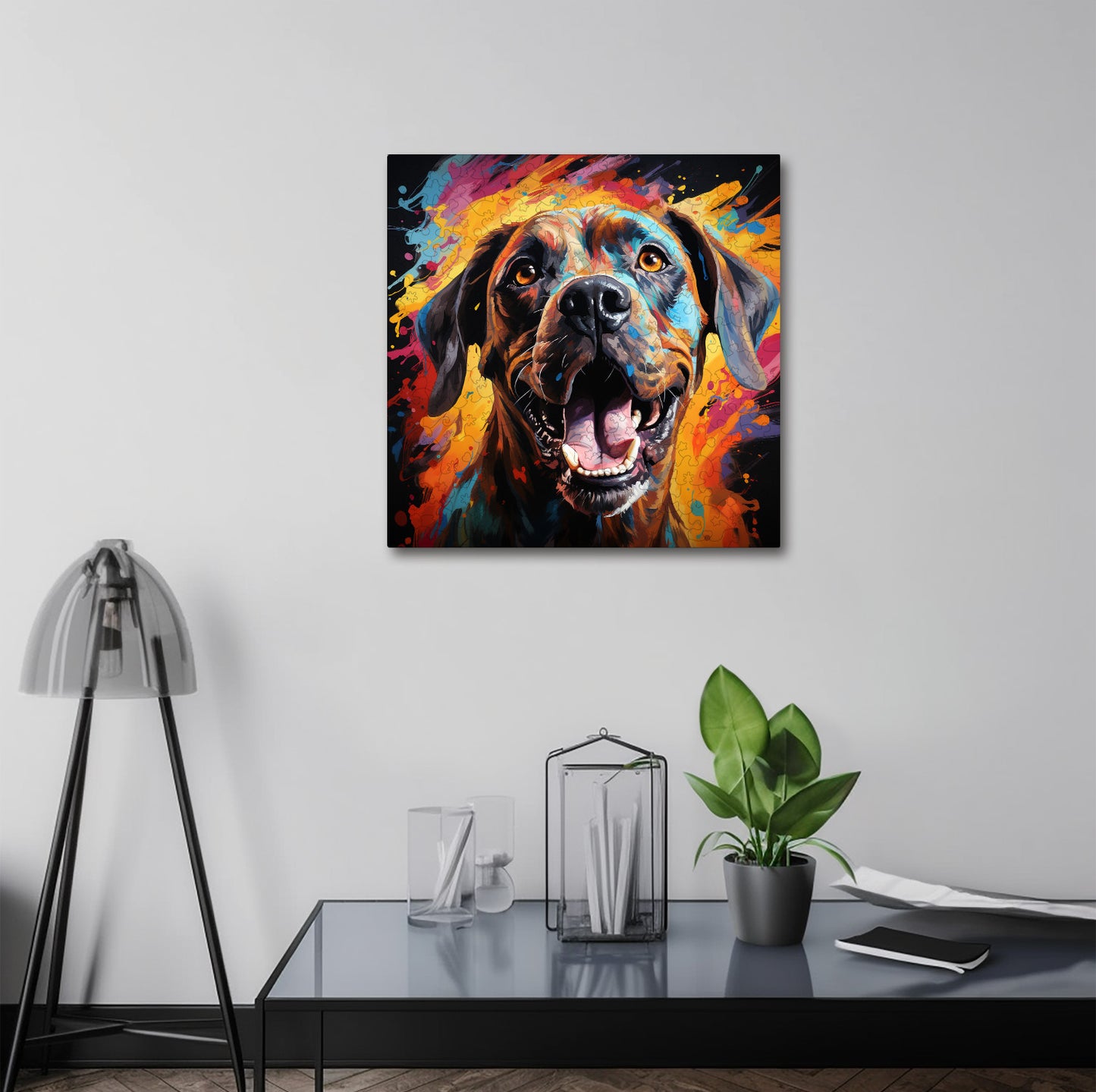 Puzzle cu Animale - Caini - Boxer 2 - 200 piese - 30 x 30 cm
