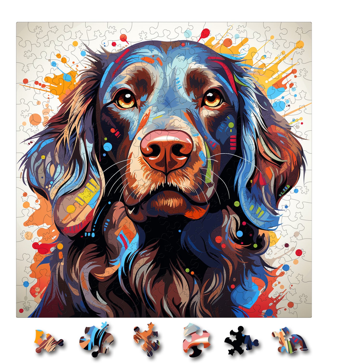 Puzzle cu Animale - Caini - Boykin 3 - 200 piese - 30 x 30 cm