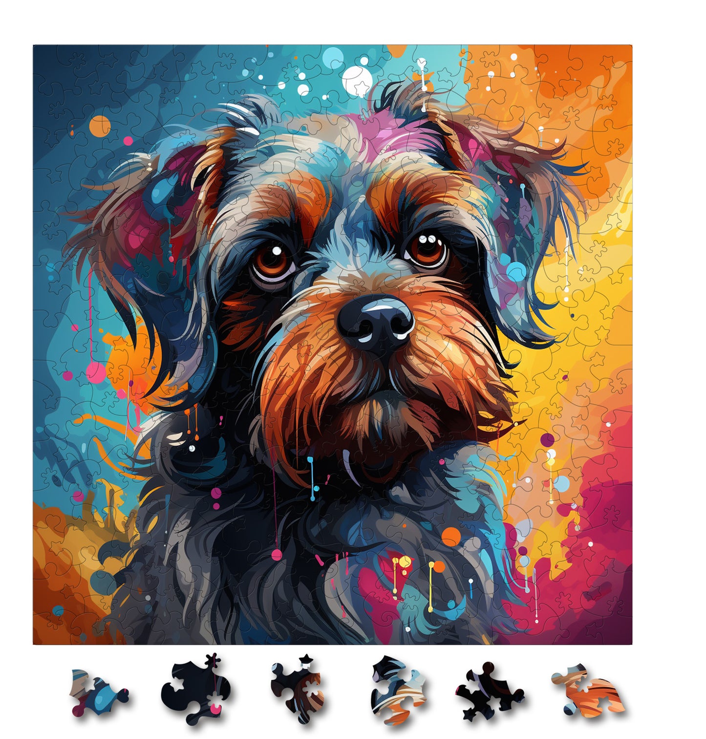 Puzzle cu Caini - Brussels Griffon 1