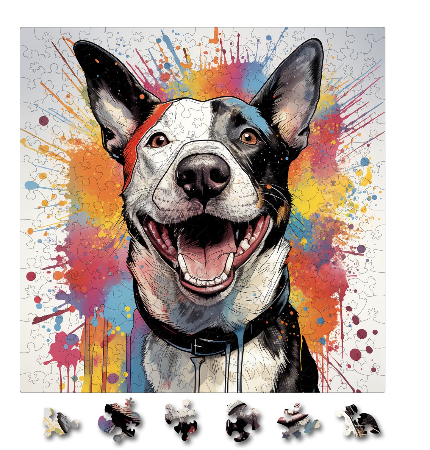 Puzzle cu Caini - Bull Terrier 1