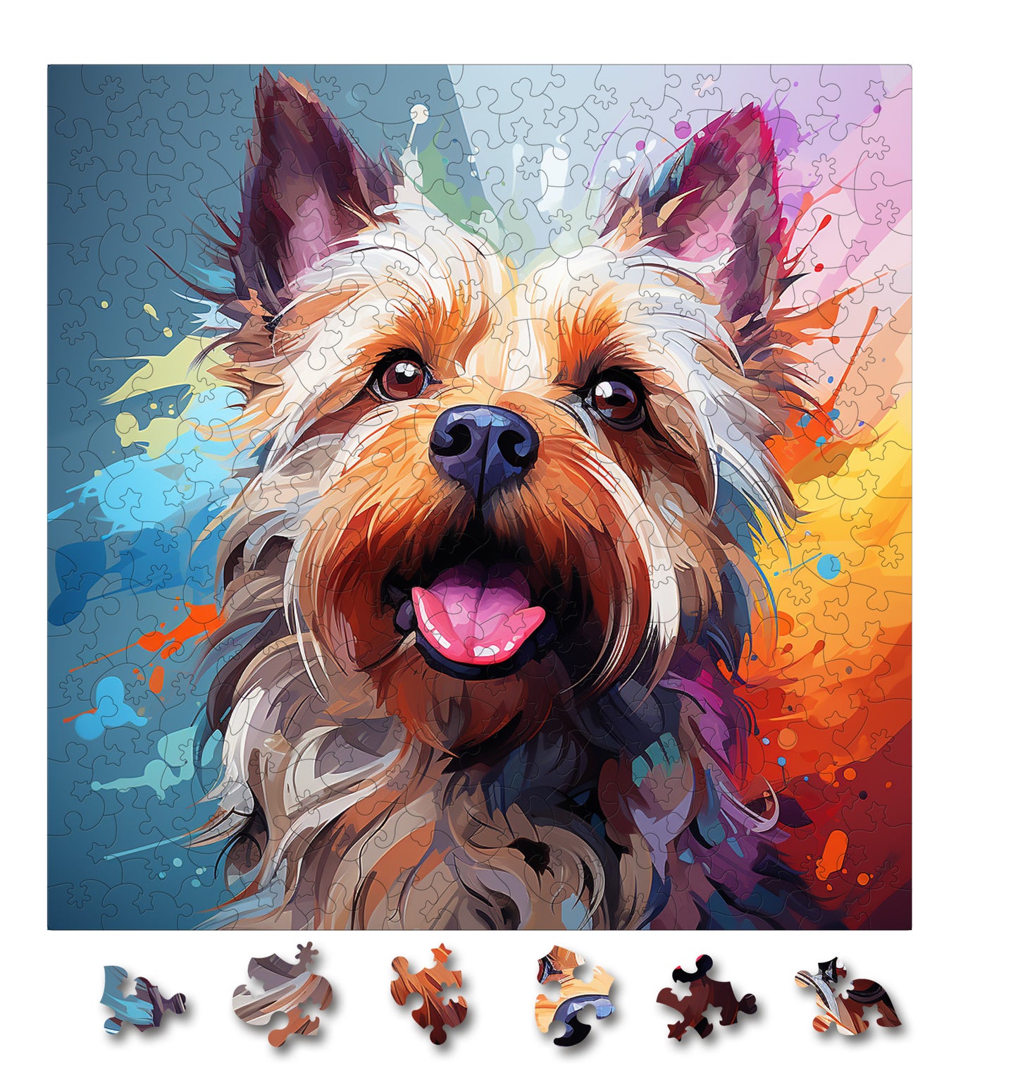 Puzzle cu Animale - Caini - Cairn Terrier 3 - 200 piese - 30 x 30 cm