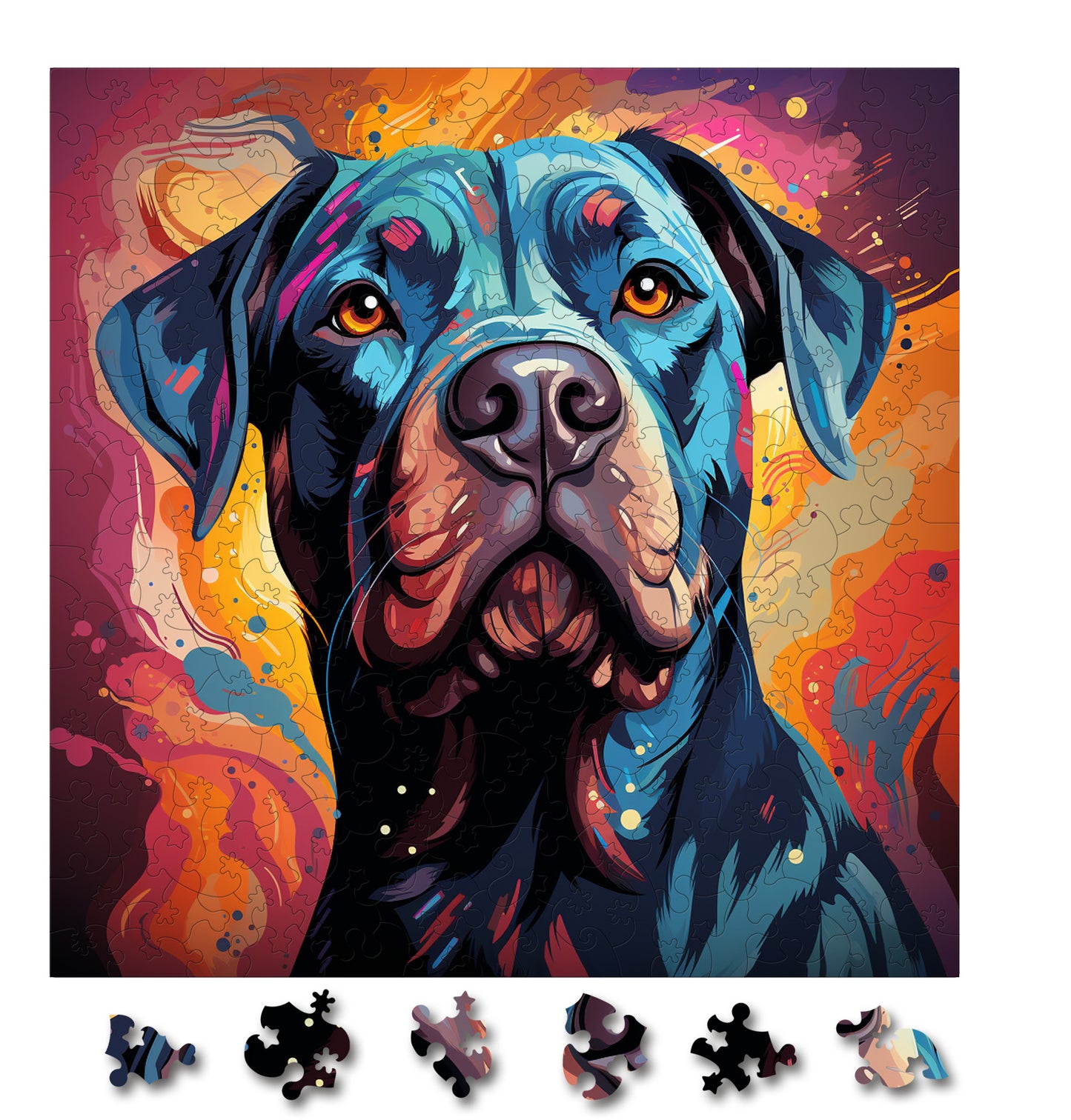 Puzzle cu Animale - Caini - Cane Corso 5 - 200 piese - 30 x 30 cm