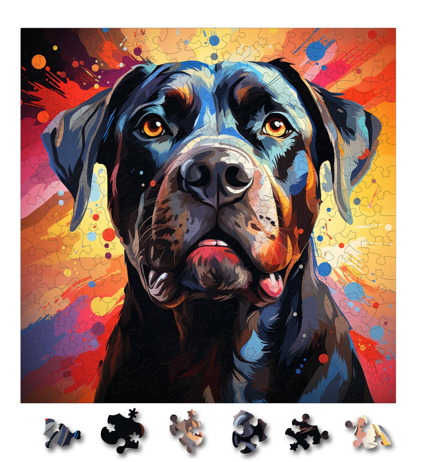 Puzzle cu Animale - Caini - Cane Corso 6 - 200 piese - 30 x 30 cm