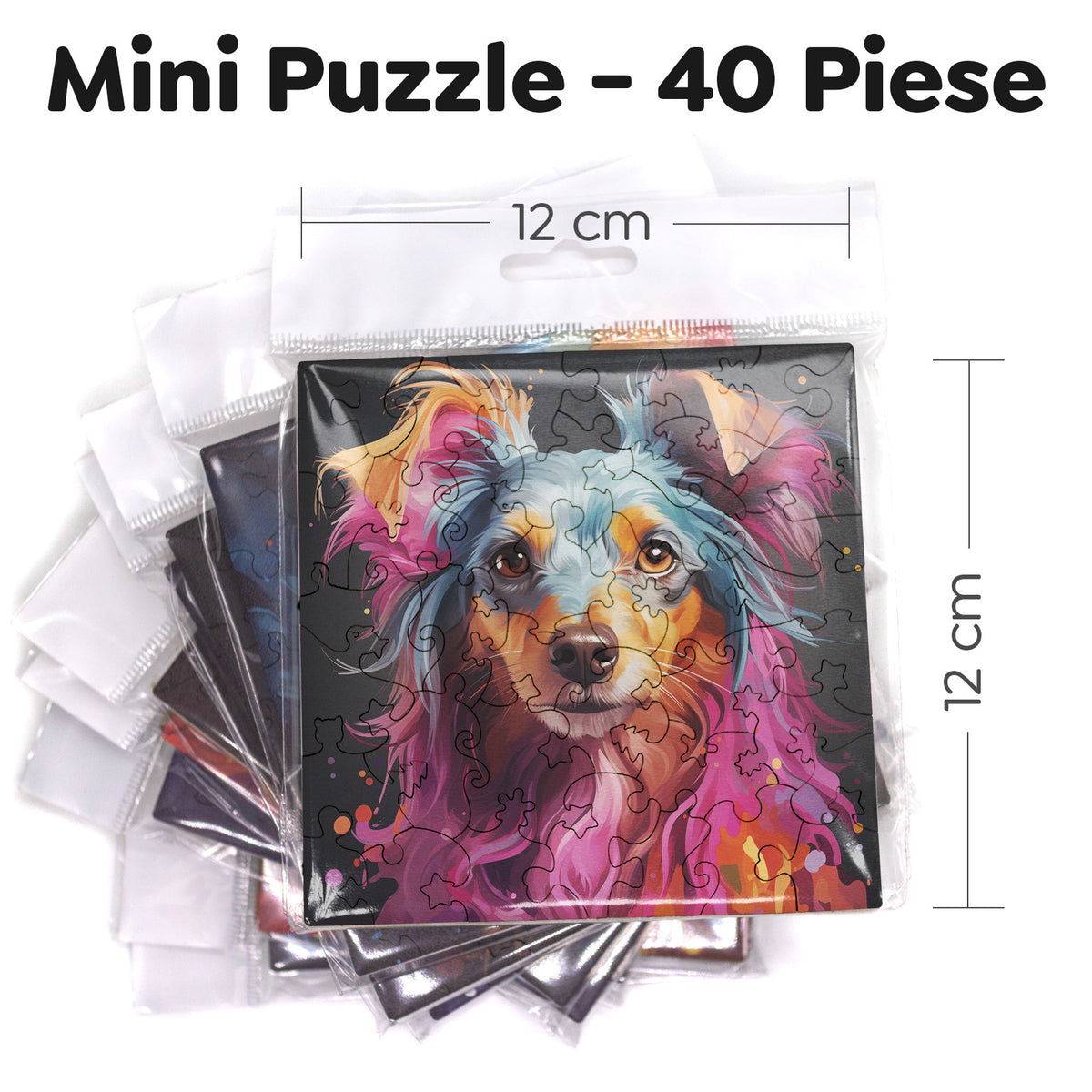 Puzzle cu Caini - Chinese Crested 1