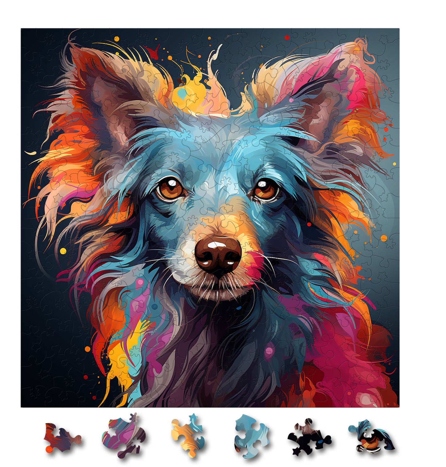 Puzzle cu Caini - Chinese Crested 4