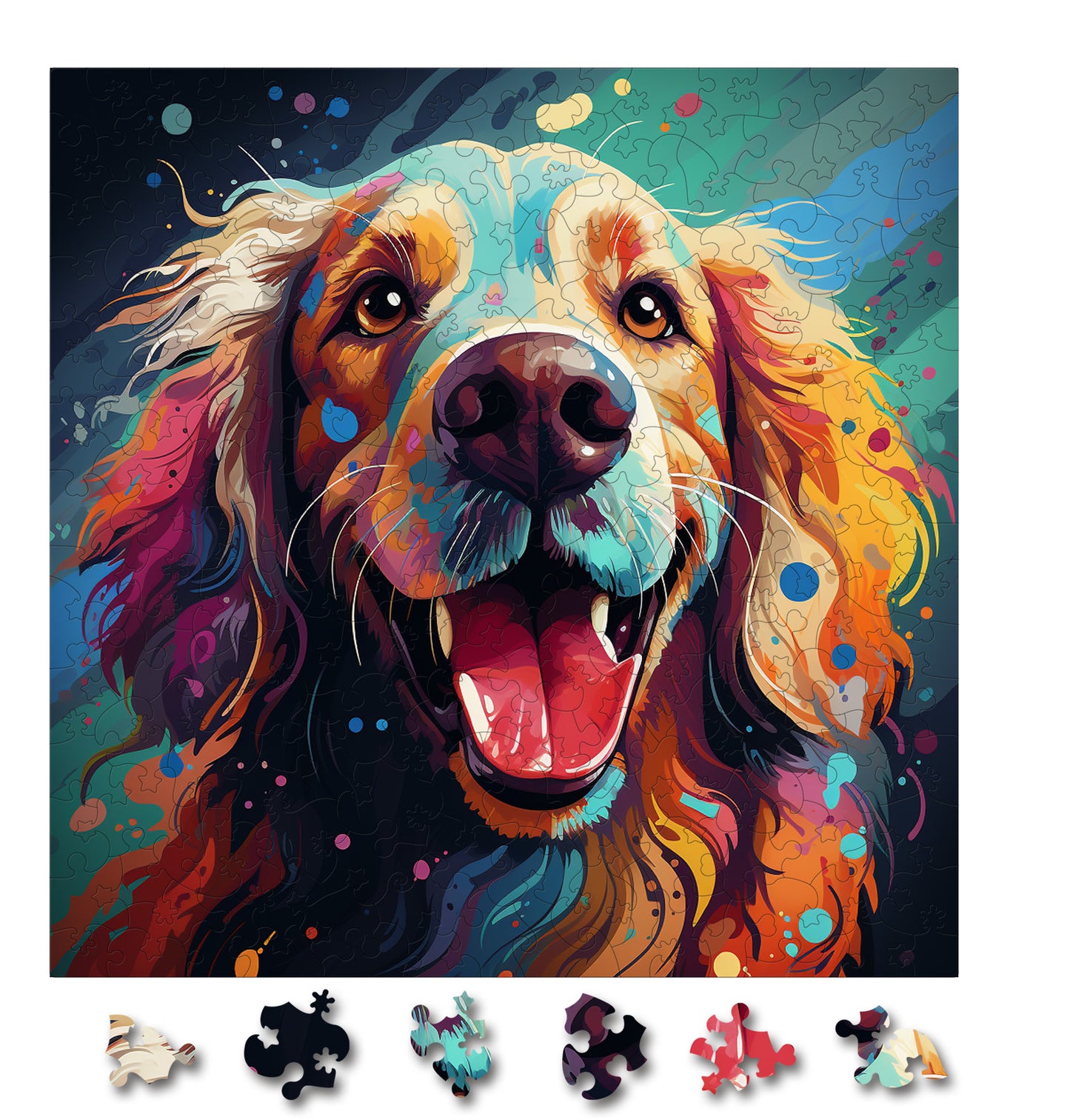 Puzzle cu Caini - Cocker Spaniel 2