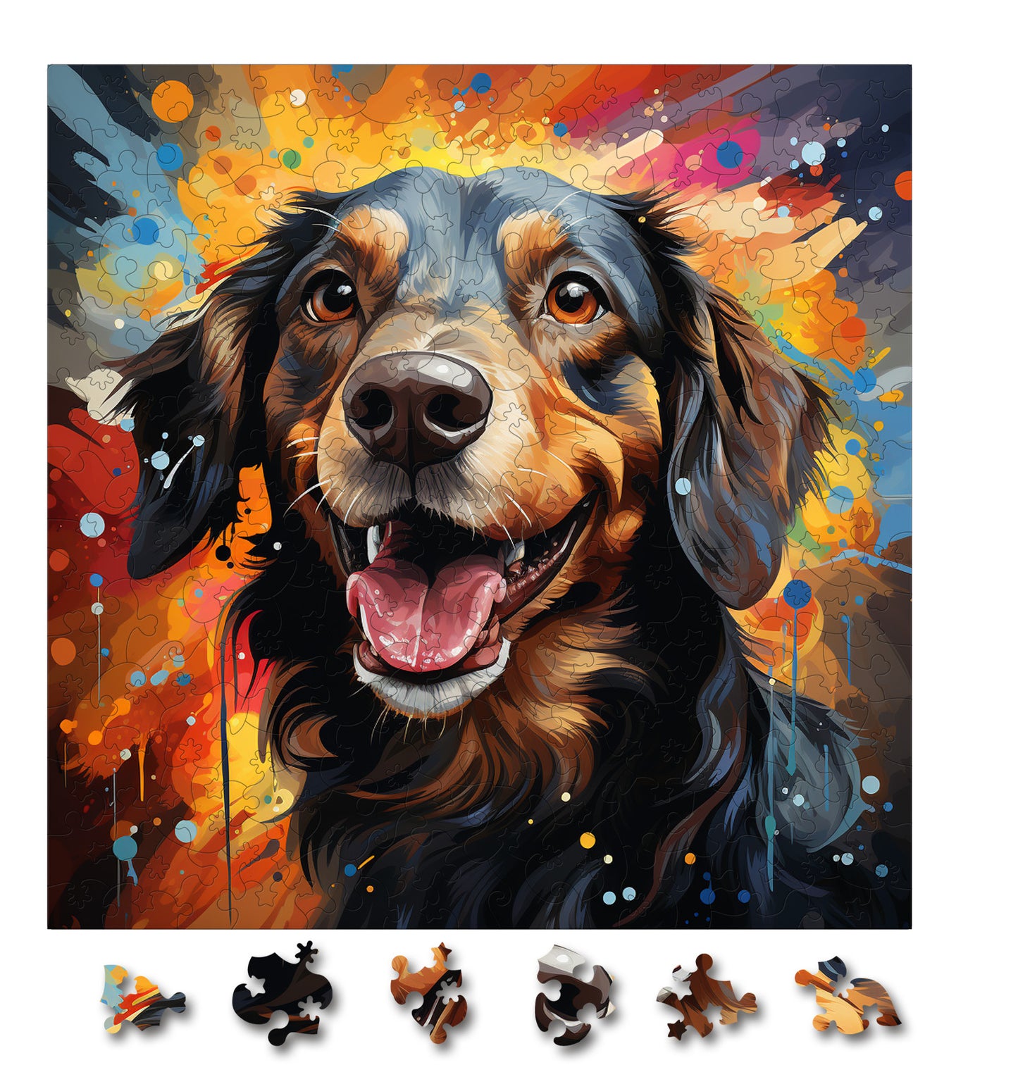 Puzzle cu Caini - Dachshund 4