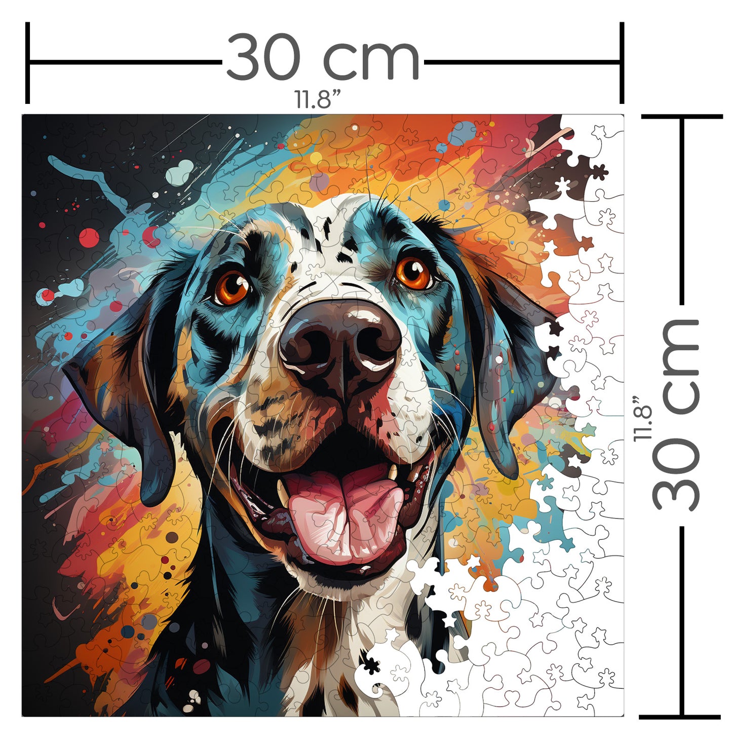 Puzzle cu Animale - Caini - Dalmatian 1 - 200 piese - 30 x 30 cm
