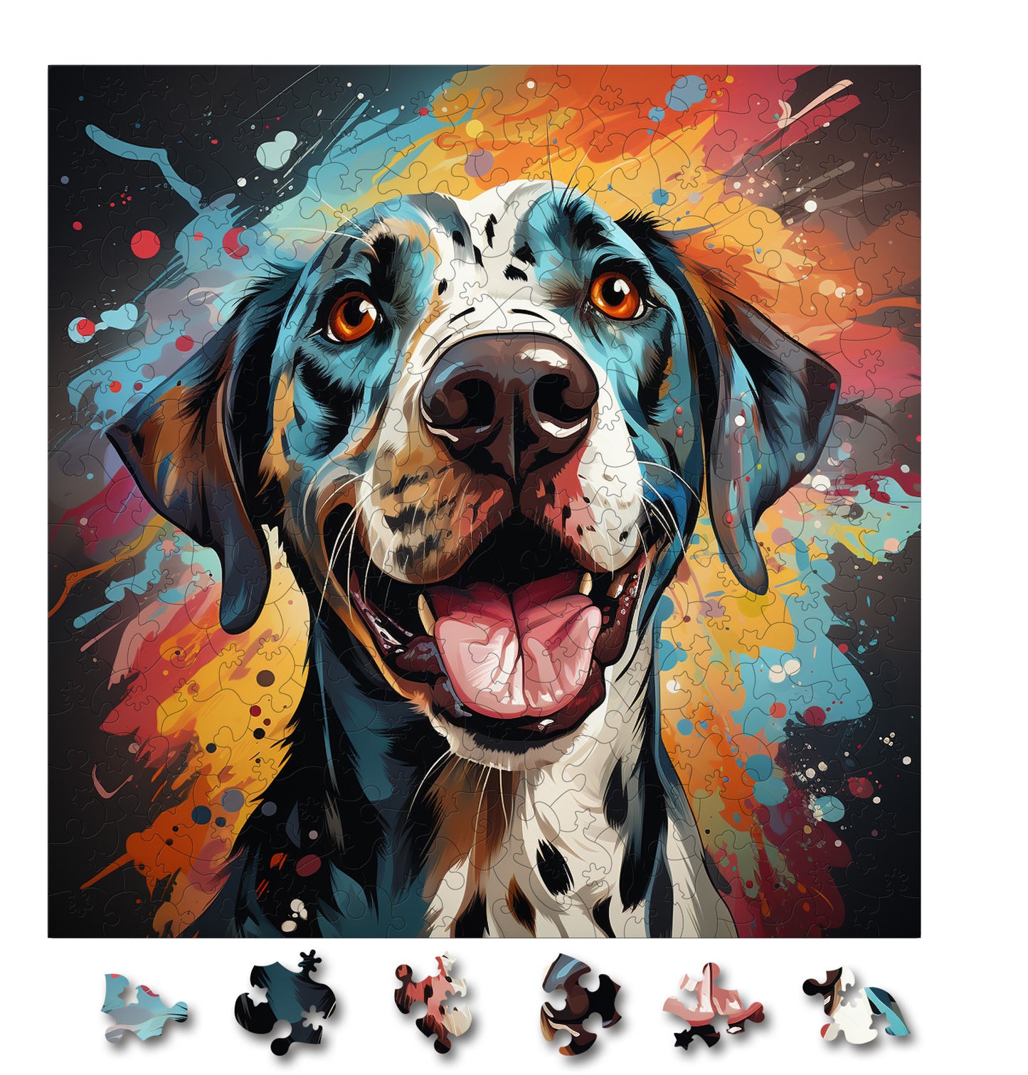 Puzzle cu Animale - Caini - Dalmatian 1 - 200 piese - 30 x 30 cm
