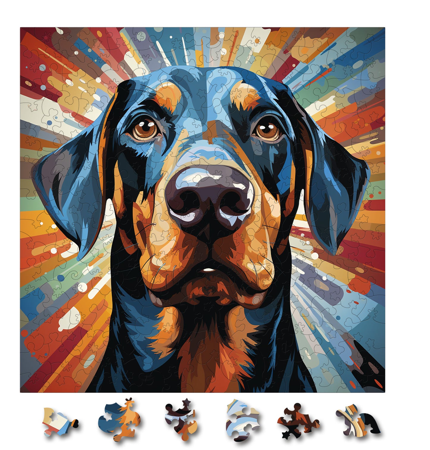 Puzzle cu Caini - Doberman Pinscher 1