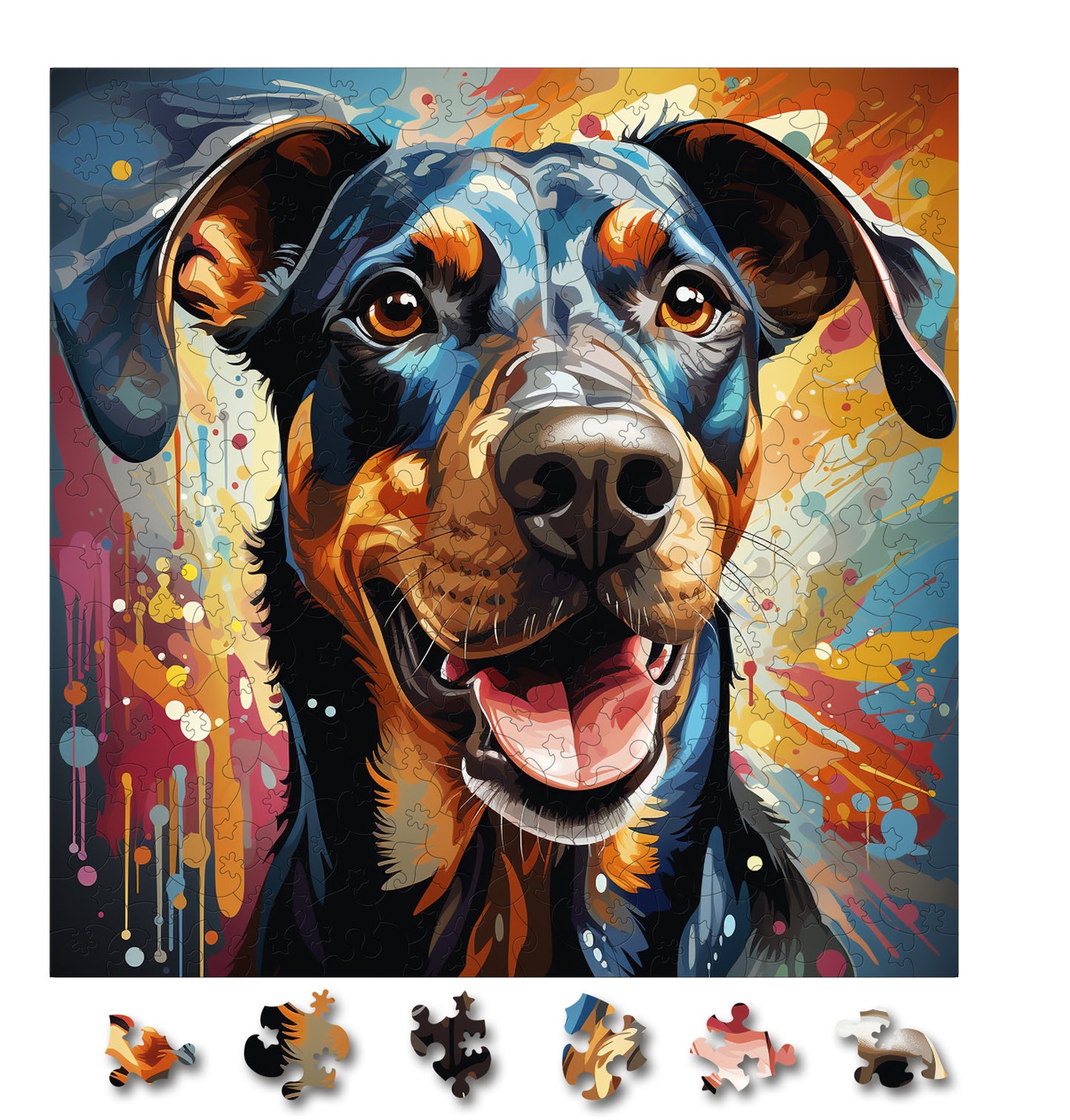 Puzzle cu Caini - Doberman Pinscher 3