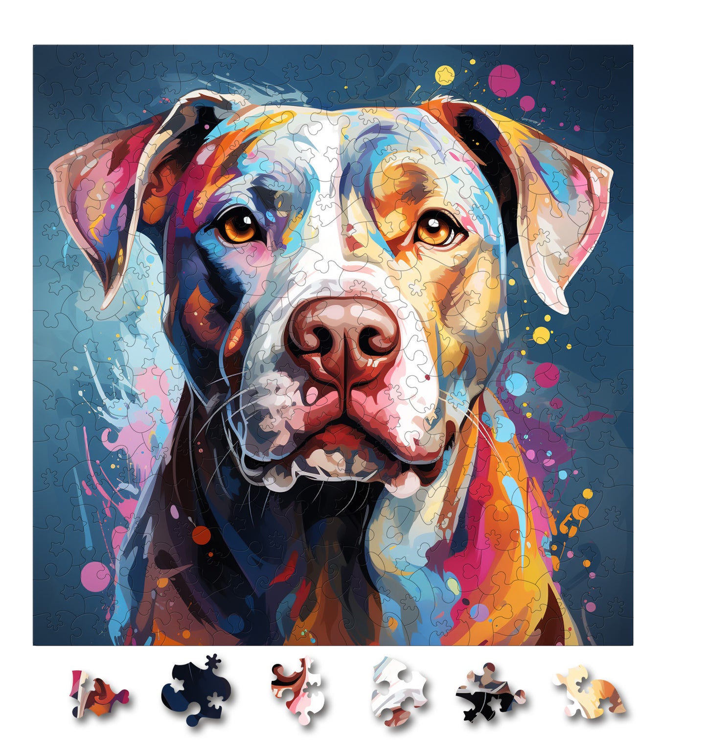 Puzzle cu Caini - Dogo Argentino 1