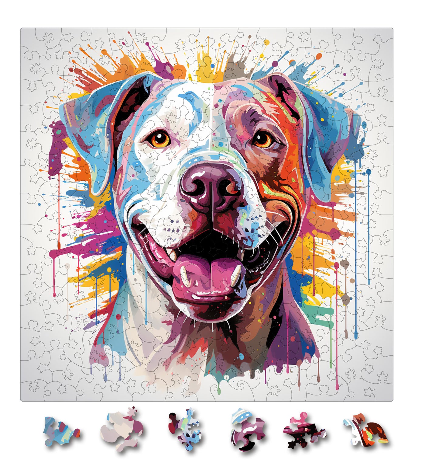 Puzzle cu Caini - Dogo Argentino 3