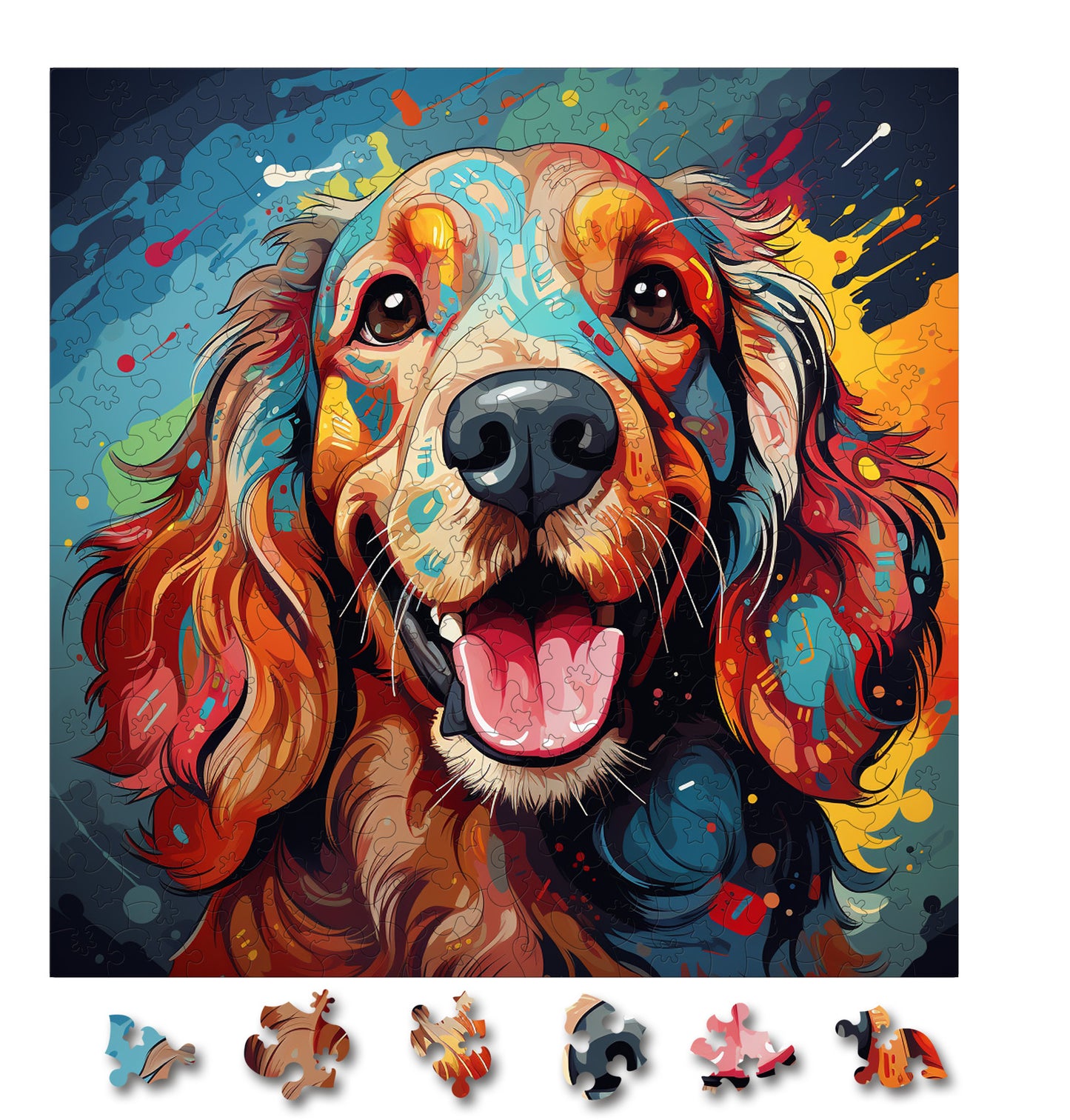 Puzzle cu Caini - English Cocker Spaniel 2