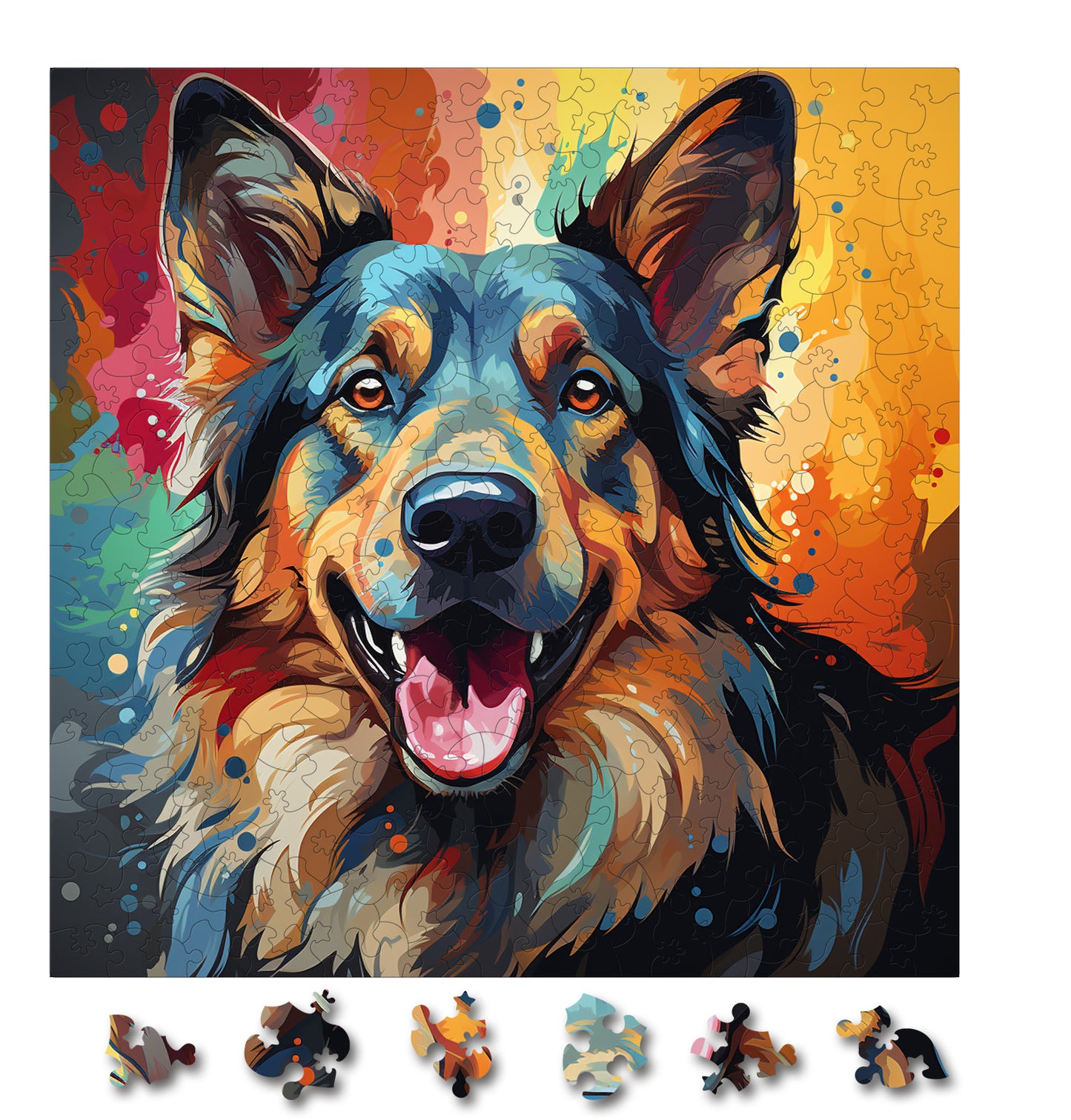 Puzzle cu Caini - German Shepherd 1