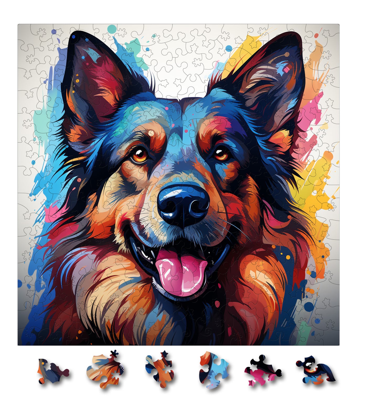 Puzzle cu Caini - German Shepherd 2