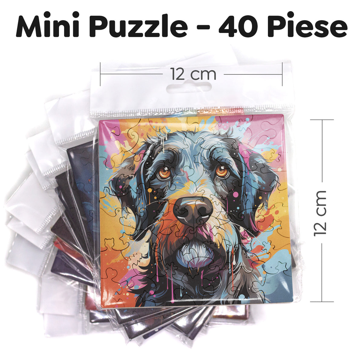 Puzzle cu Caini - Japanese Chin 3