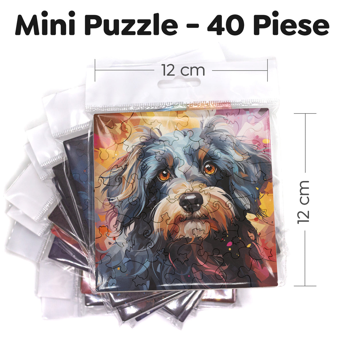 Puzzle cu Caini - Japanese Chin 3