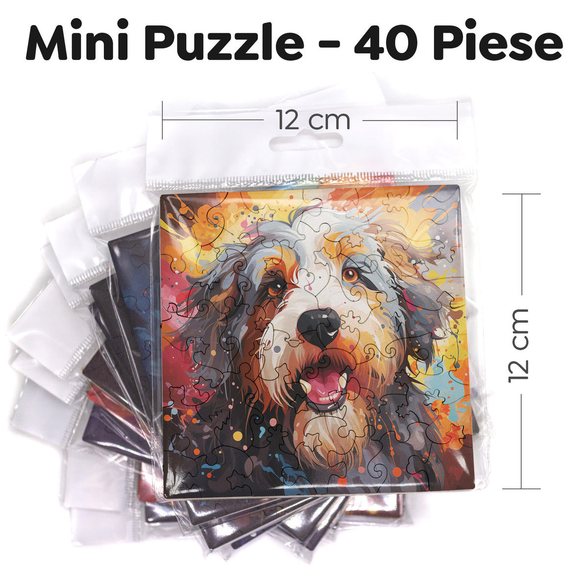 Puzzle cu Caini - Old English Sheep Dog 3