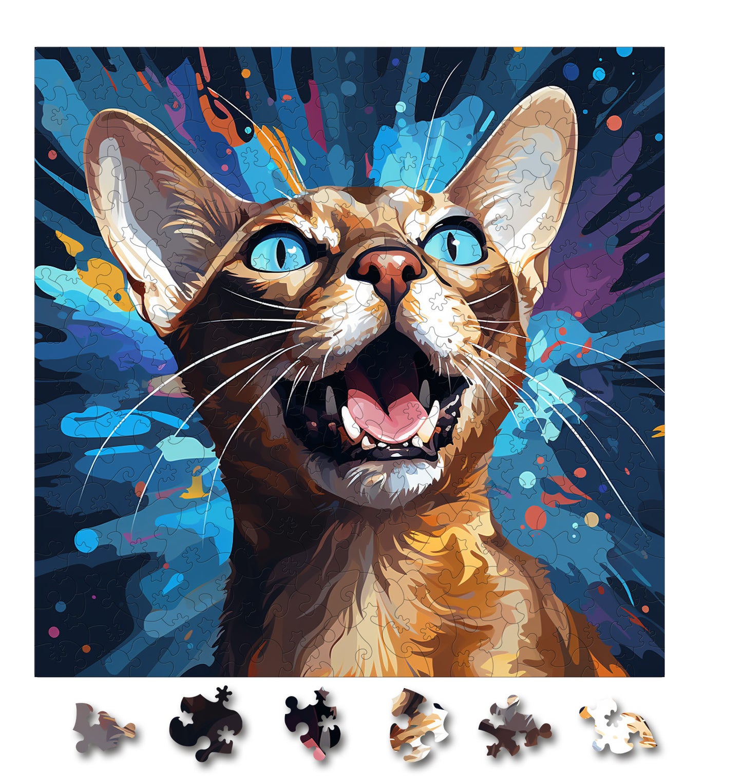 Puzzle cu Pisici - Abyssinian 7