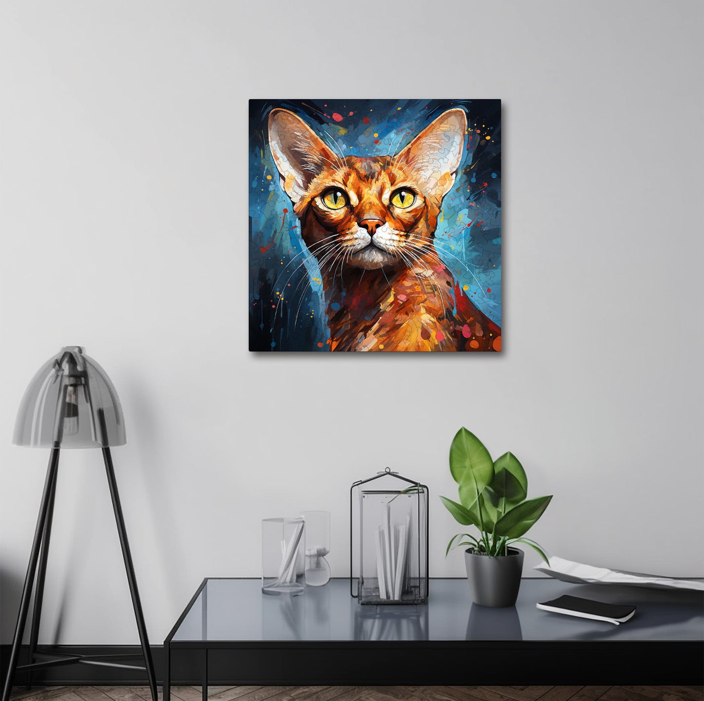 Puzzle cu Pisici - Abyssinian 10 - 200 piese - 30 x 30 cm