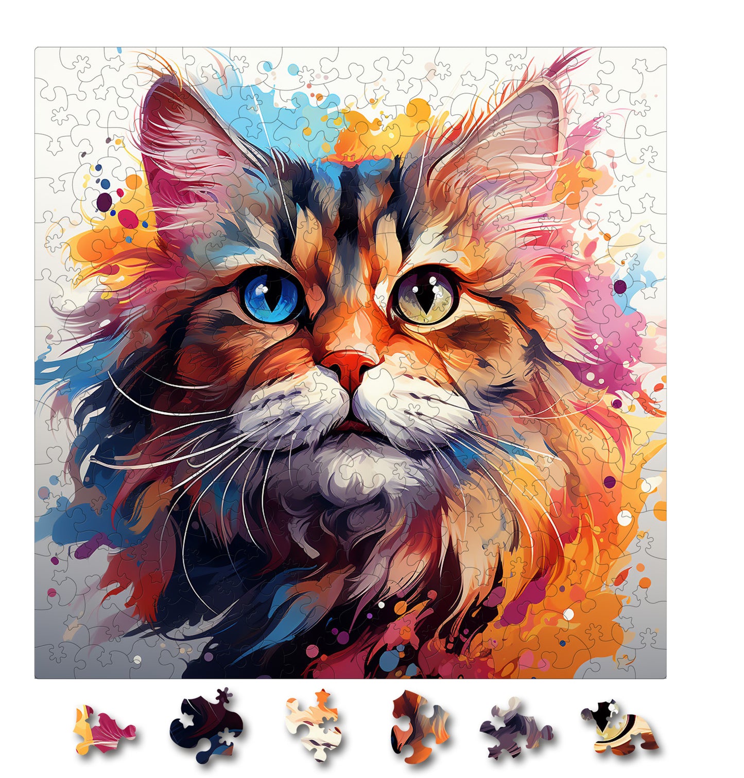 Puzzle cu Pisici - Aegean 3 - 200 piese - 30 x 30 cm