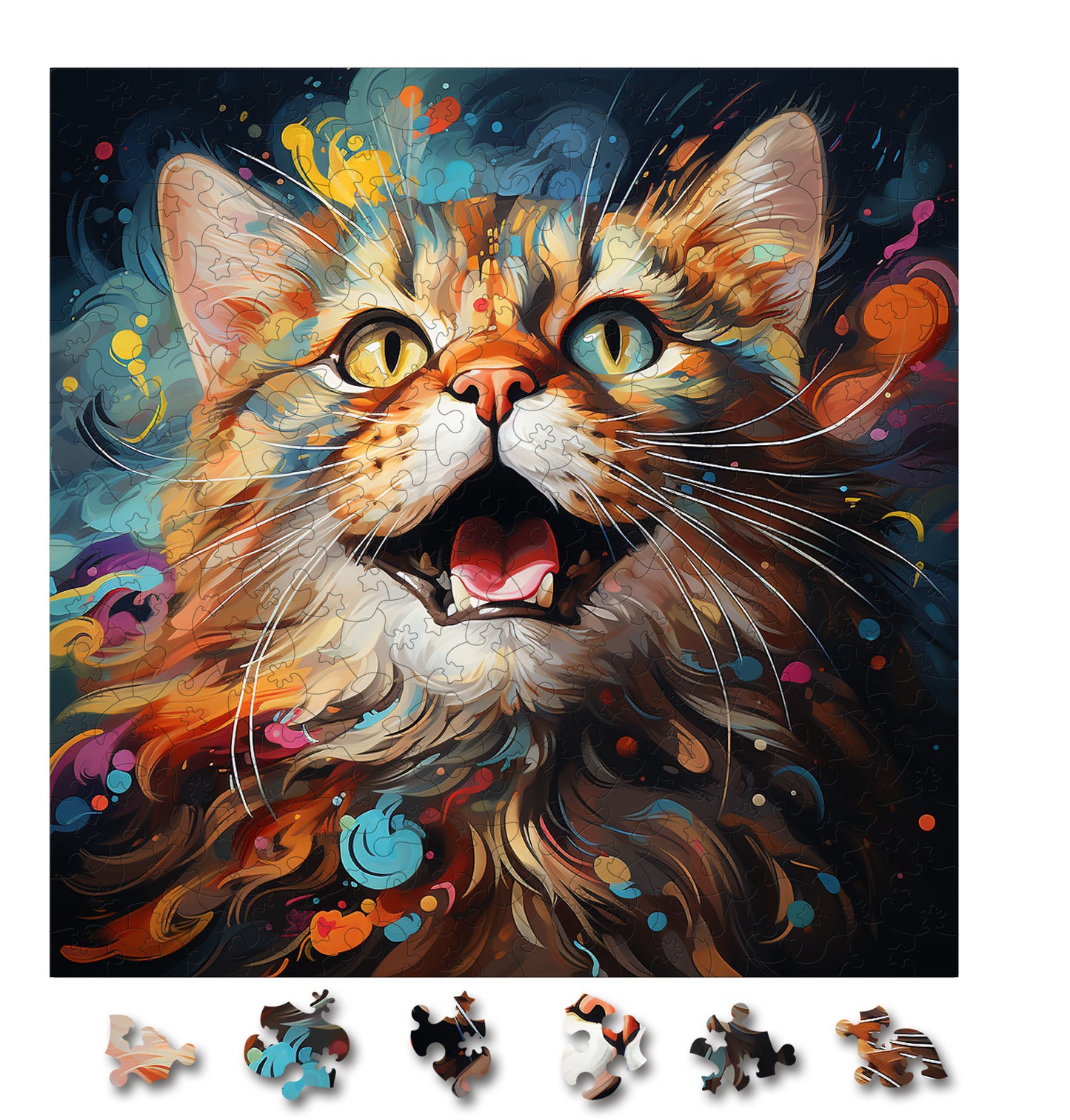 Puzzle cu Pisici - Aegean 4 - 200 piese - 30 x 30 cm