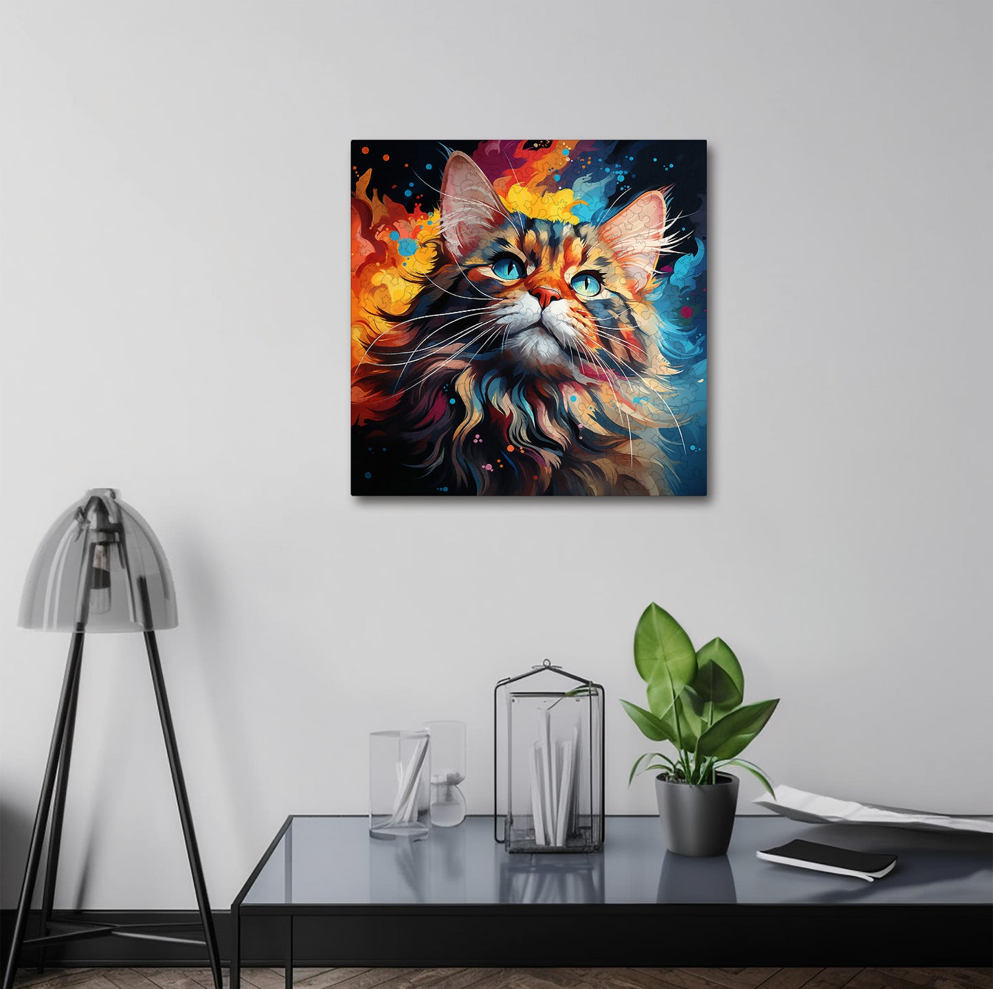 Puzzle cu Pisici - American Bobtail 1 - 200 piese - 30 x 30 cm