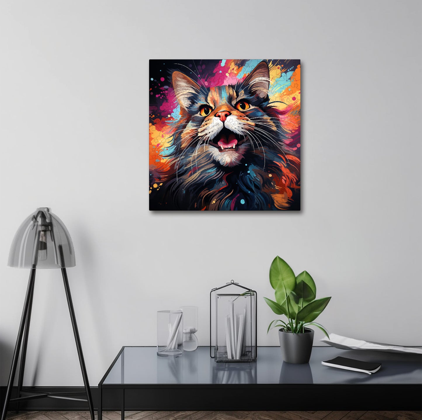 Puzzle cu Pisici - American Bobtail 3 - 200 piese - 30 x 30 cm