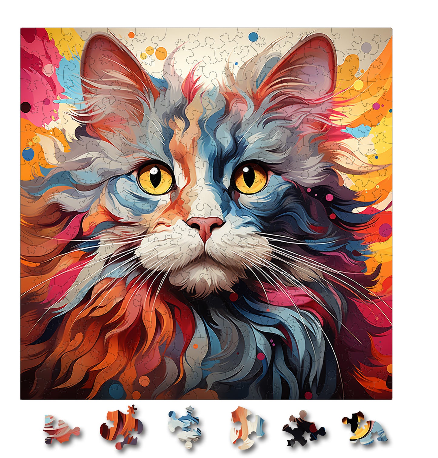 Puzzle cu Pisici - American Curl 1 - 200 piese - 30 x 30 cm