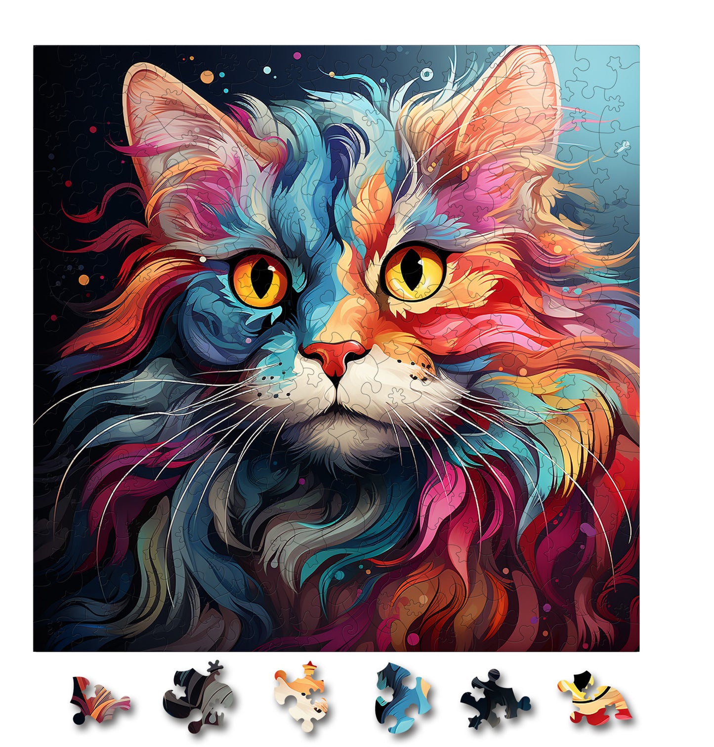 Puzzle cu Pisici - American Curl 2 - 200 piese - 30 x 30 cm
