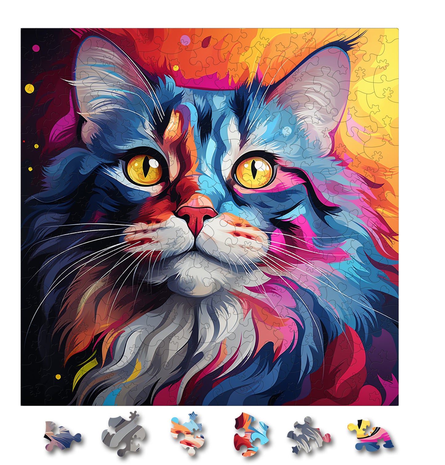 Puzzle cu Pisici - American Curl 4 - 200 piese - 30 x 30 cm