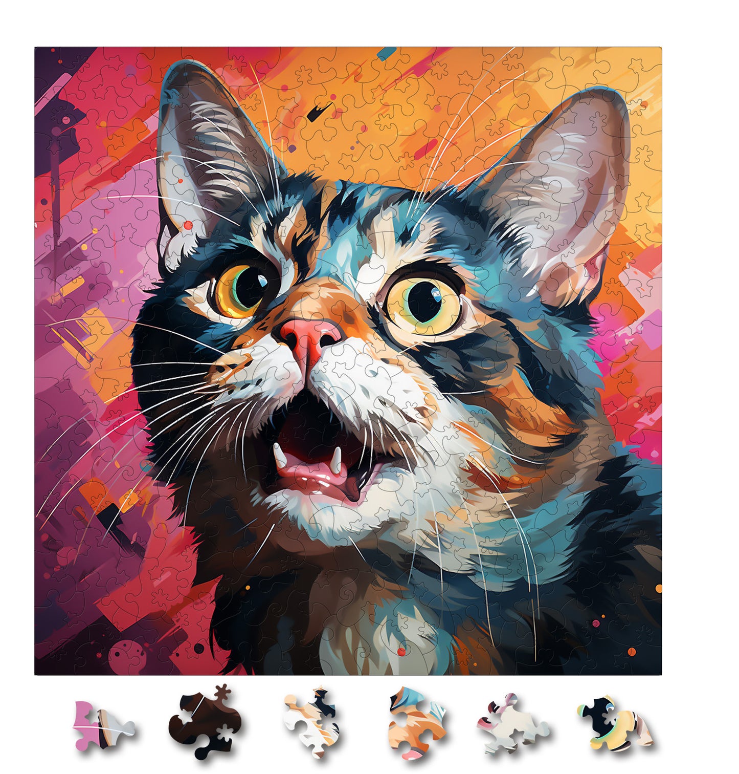 Puzzle cu Pisici - American Shorthair 2 - 200 piese - 30 x 30 cm