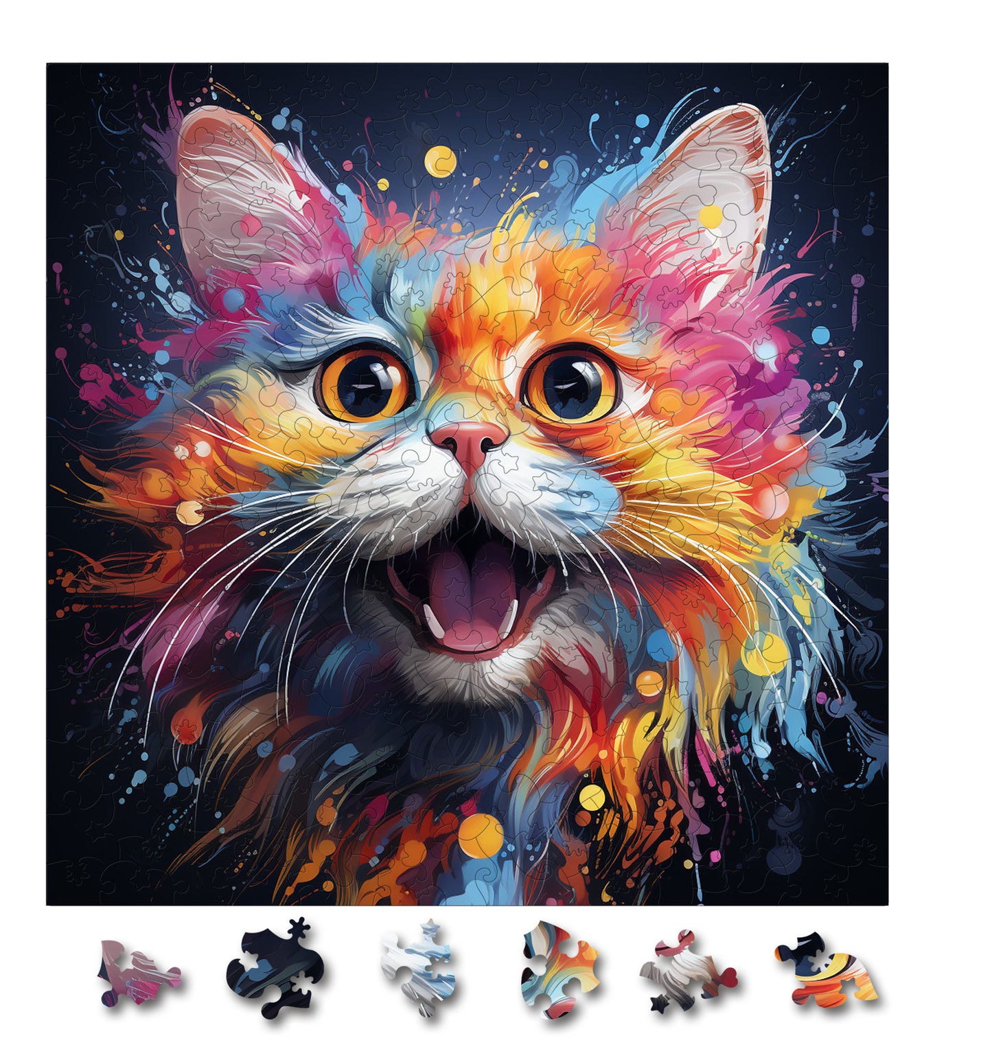 Puzzle cu Pisici - American Shorthair 4 - 200 piese - 30 x 30 cm