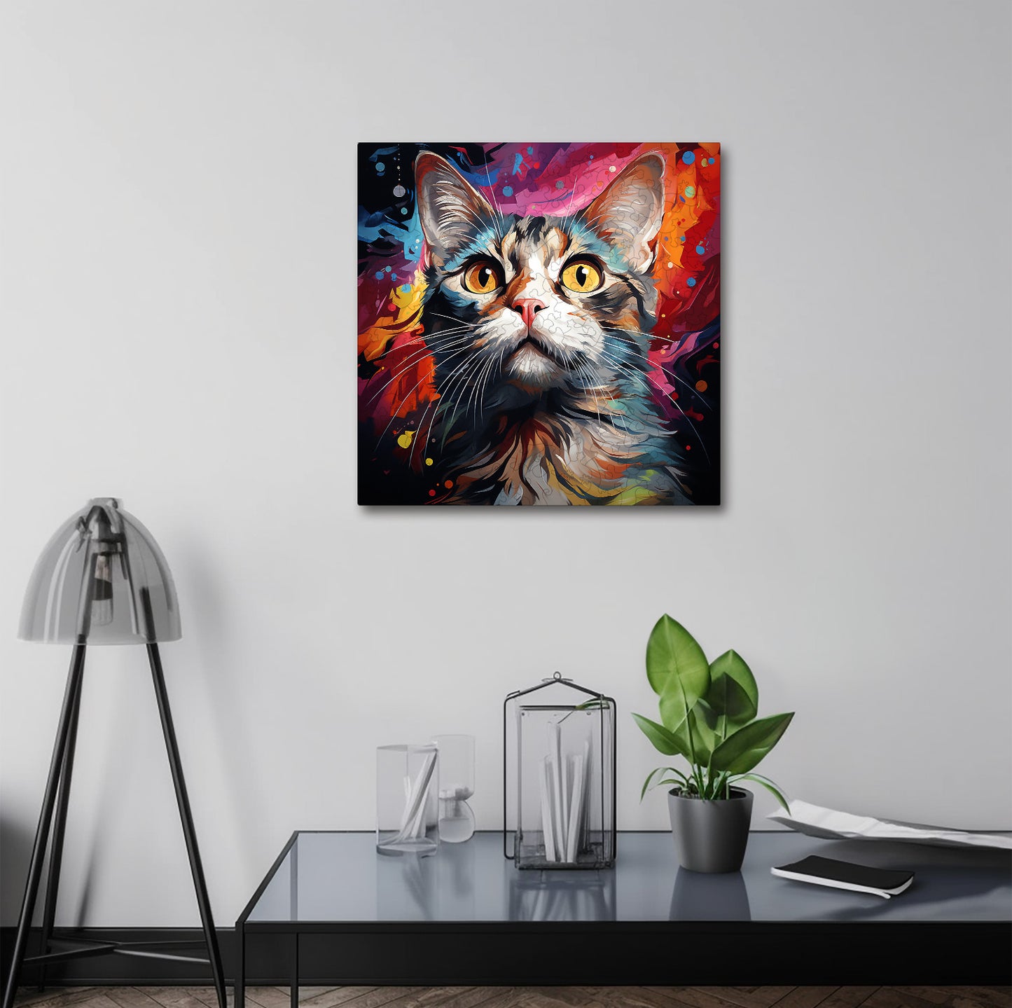 Puzzle cu Pisici - American Wirehair 1 - 200 piese - 30 x 30 cm