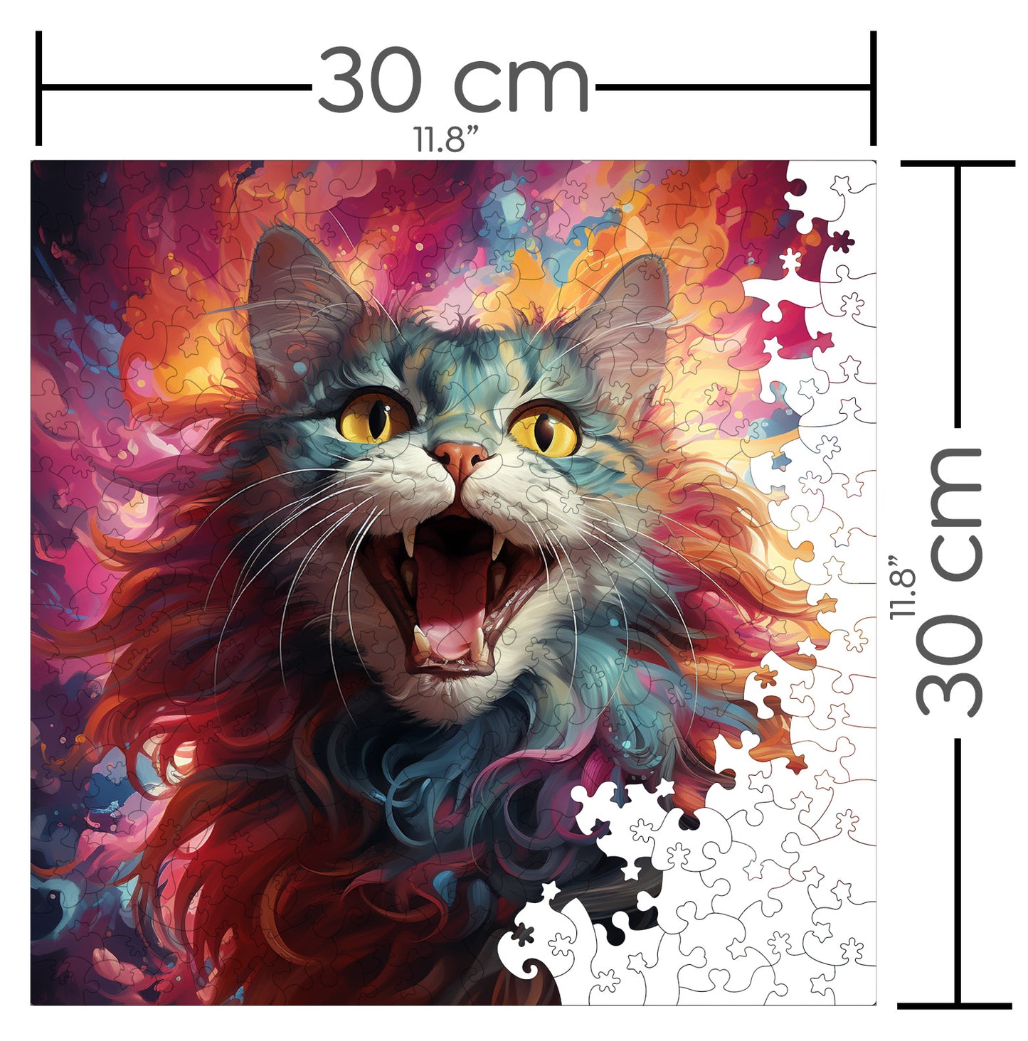Puzzle cu Pisici - Aphrodite Giant 1 - 200 piese - 30 x 30 cm