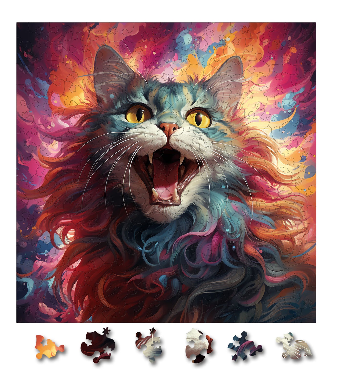 Puzzle cu Pisici - Aphrodite Giant 1 - 200 piese - 30 x 30 cm