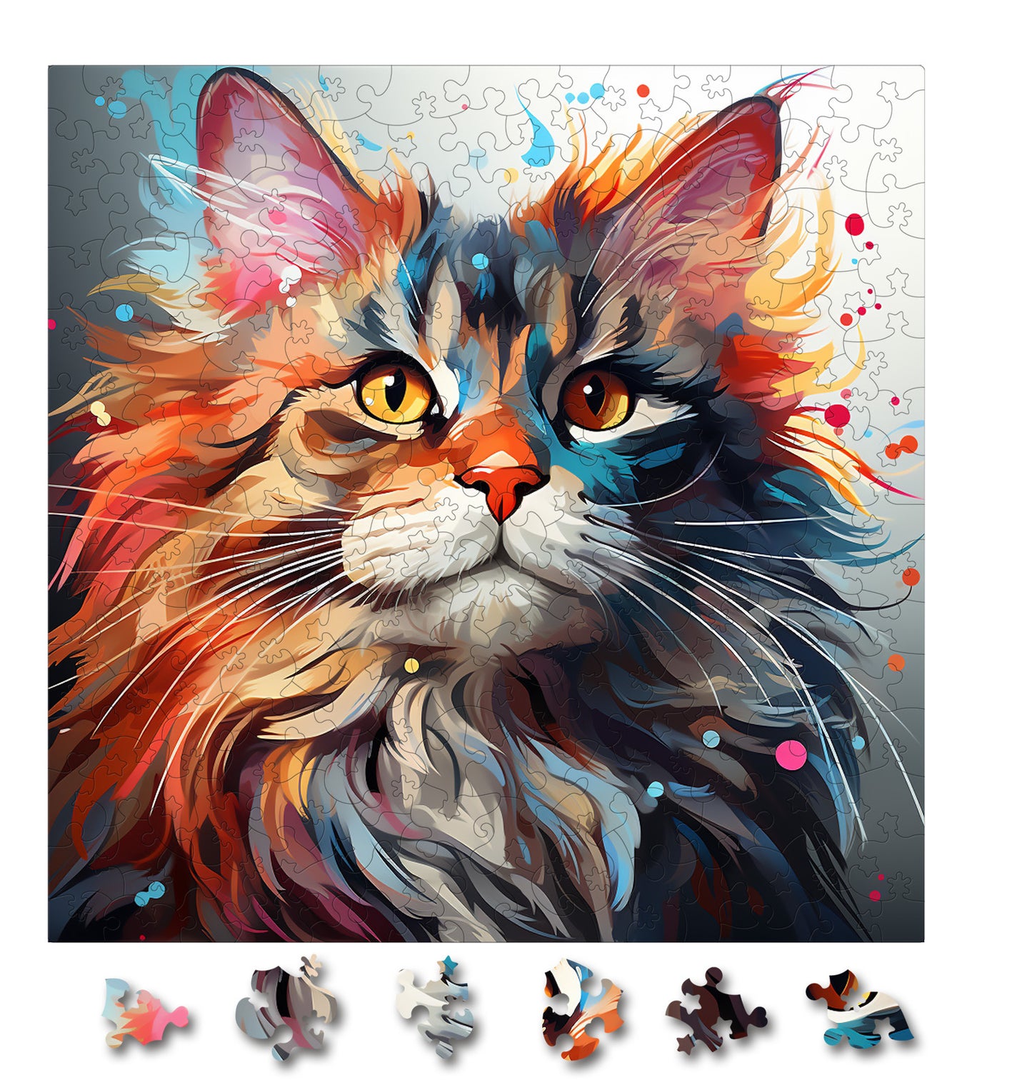Puzzle cu Pisici - Aphrodite Giant 2 - 200 piese - 30 x 30 cm