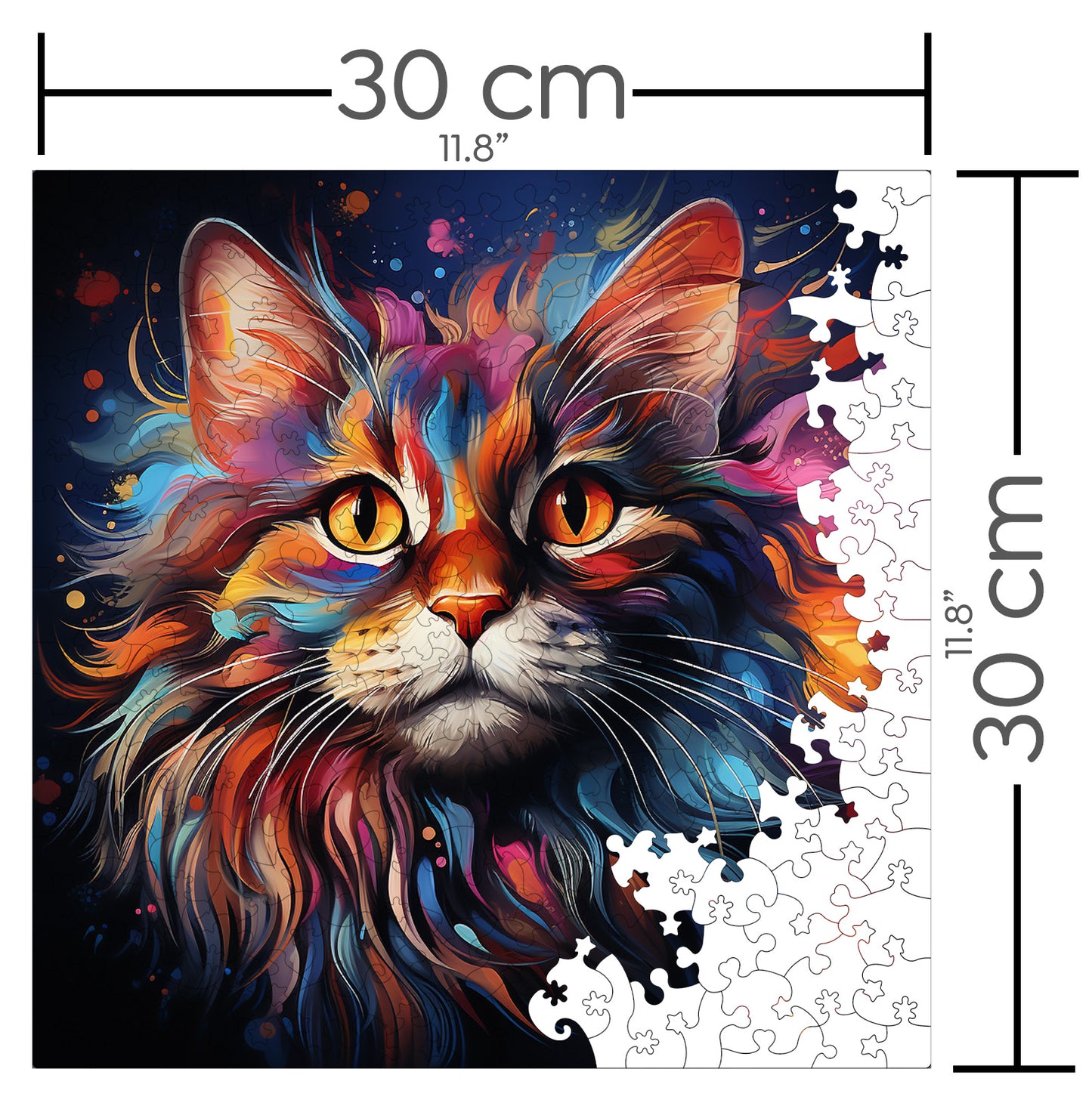 Puzzle cu Pisici - Aphrodite Giant 3 - 200 piese - 30 x 30 cm