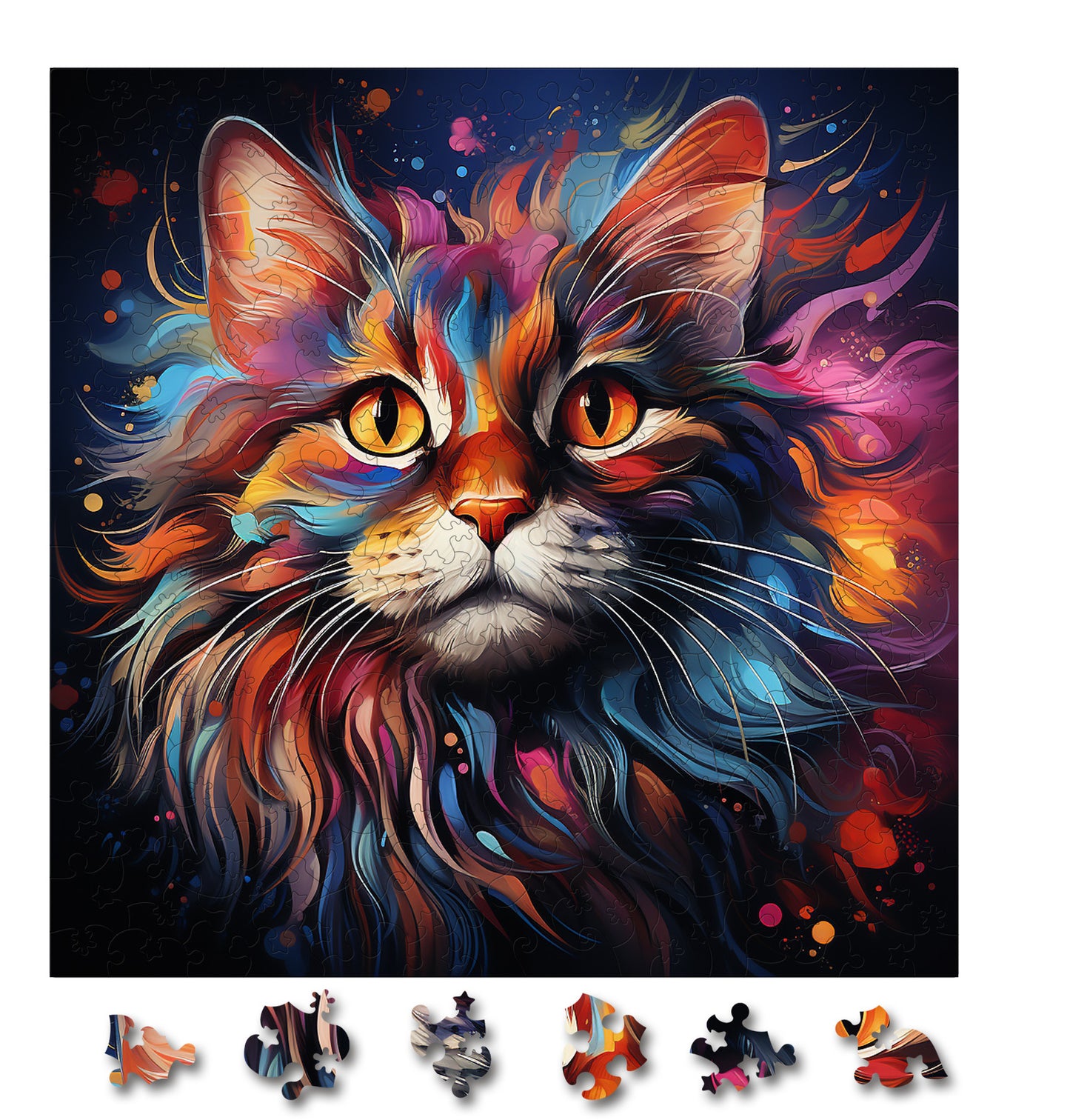 Puzzle cu Pisici - Aphrodite Giant 3 - 200 piese - 30 x 30 cm